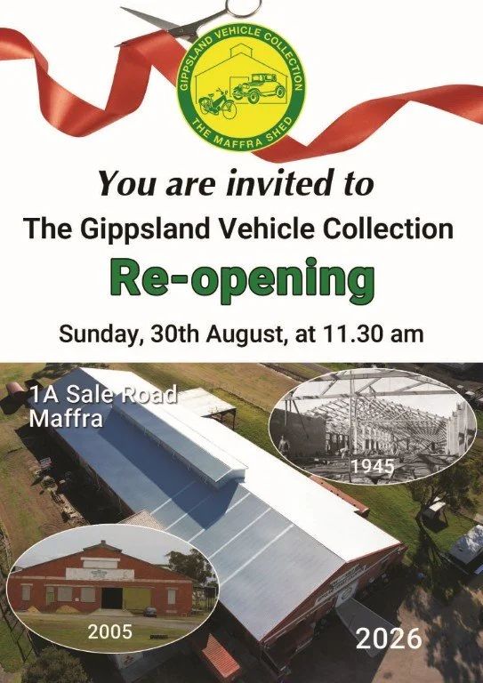 Gippsland Vehicle Collection - Re-opening