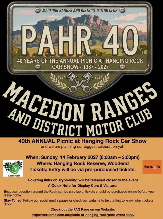 Picnic at Hanging Rock Car Show