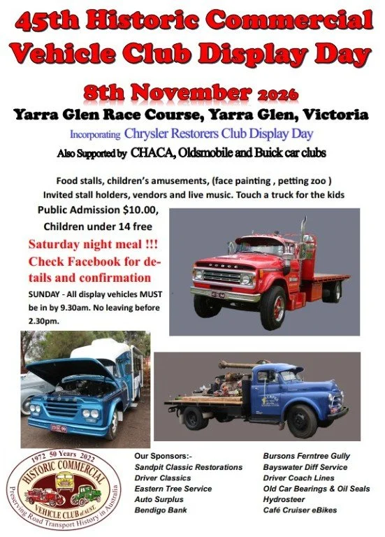 Historic Commercial Vehicle Club Display Day
