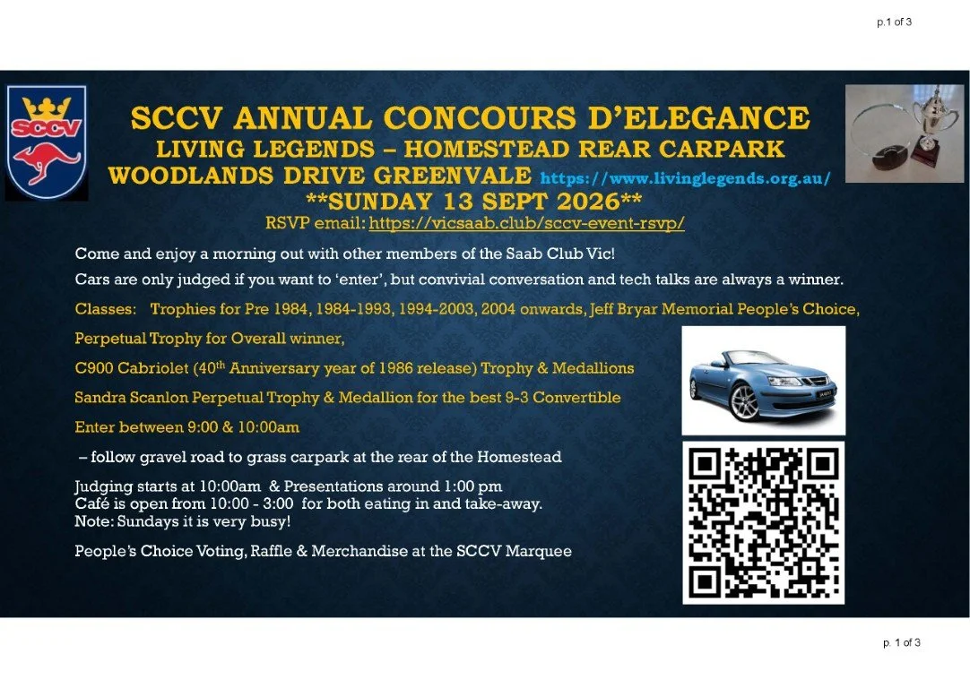 Saab Annual Concours D'Elegance