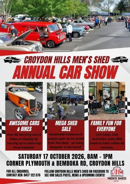 Annual Car Show - Croydon Hills