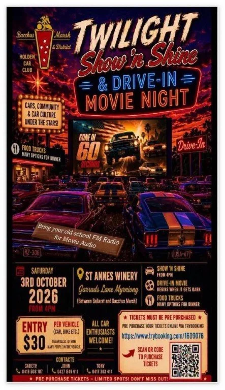Twilight Show 'n' Shine & Drive-in Movie Night