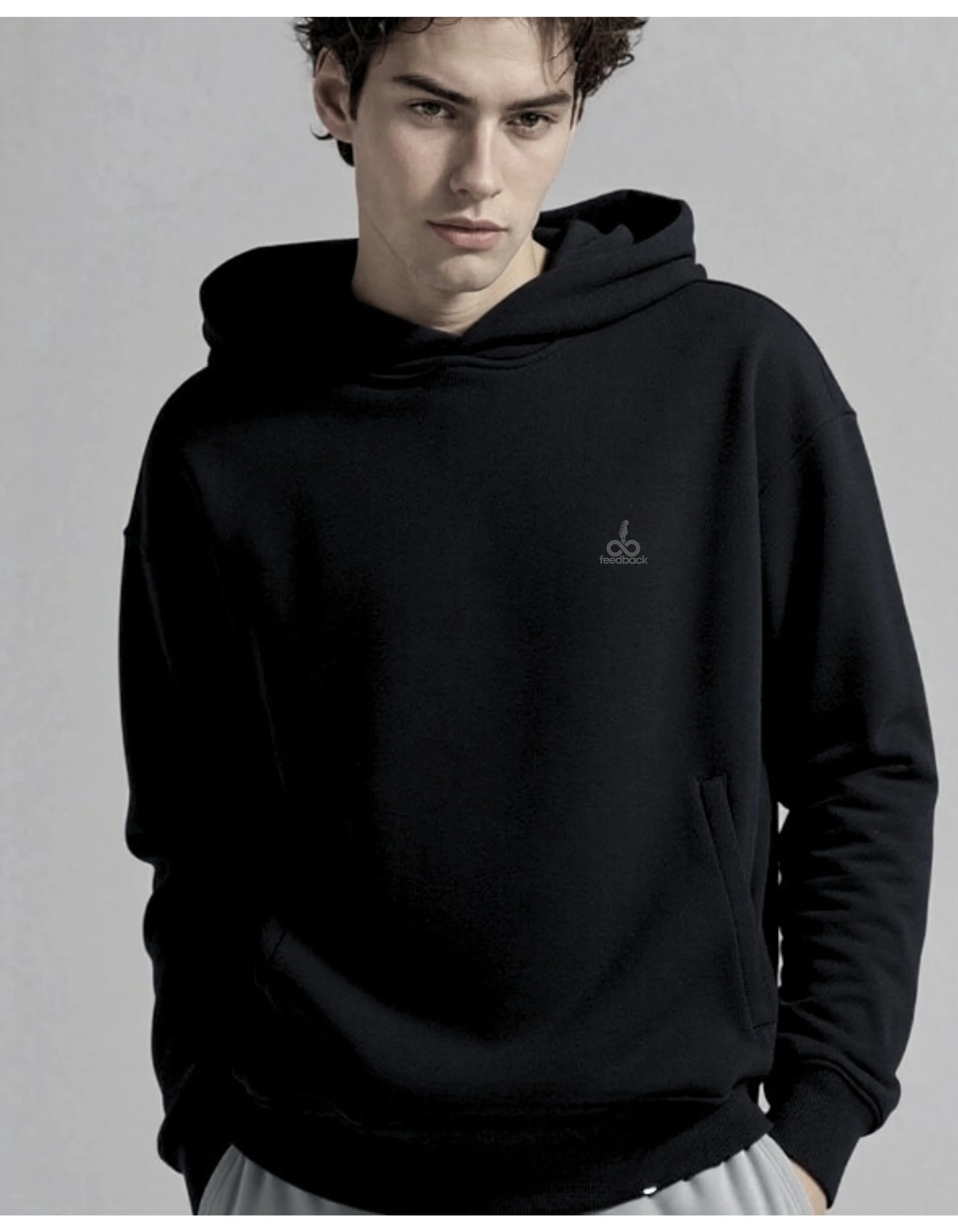 Black Hoodie (Print 2)