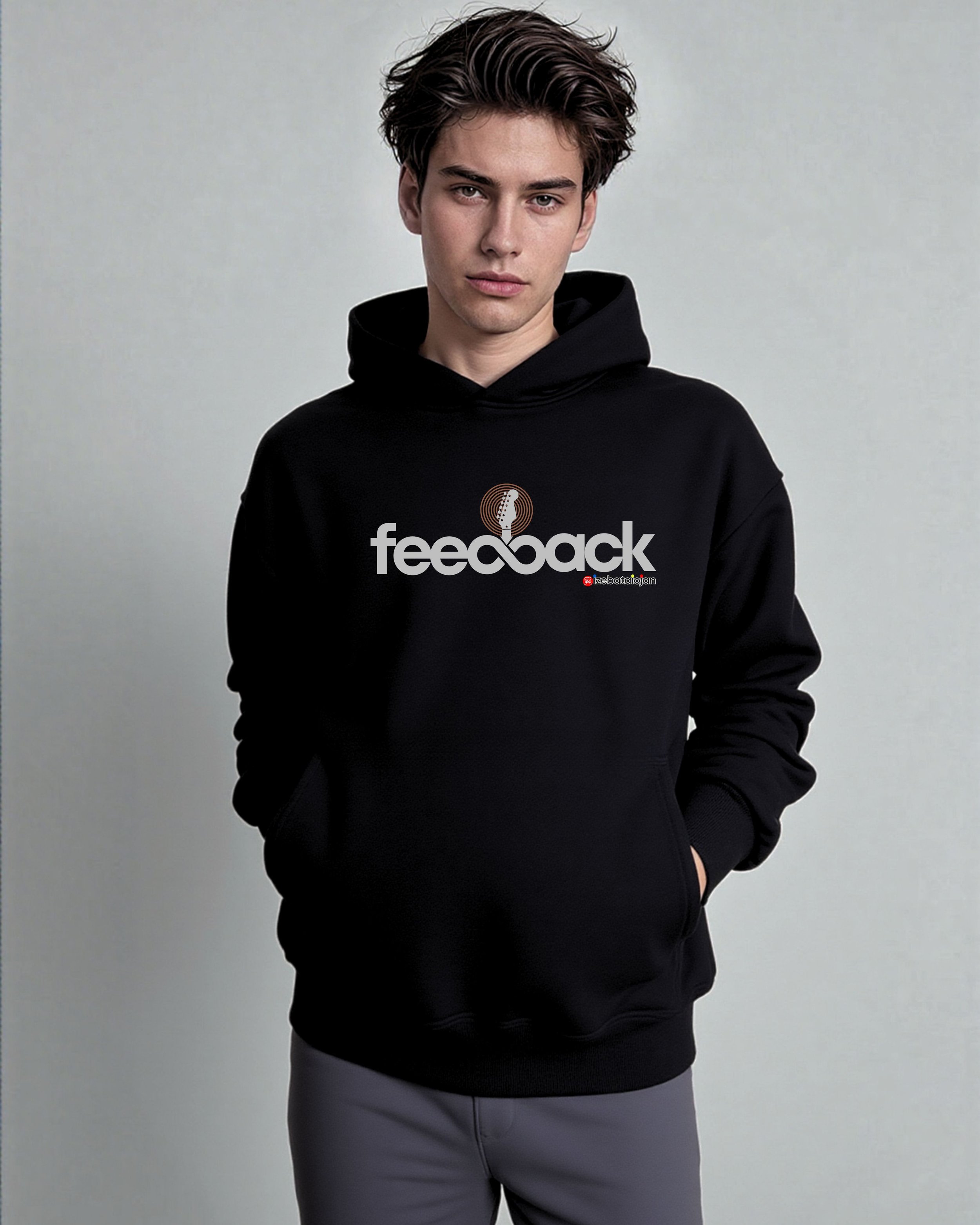 Black Hoodie (Print 1)