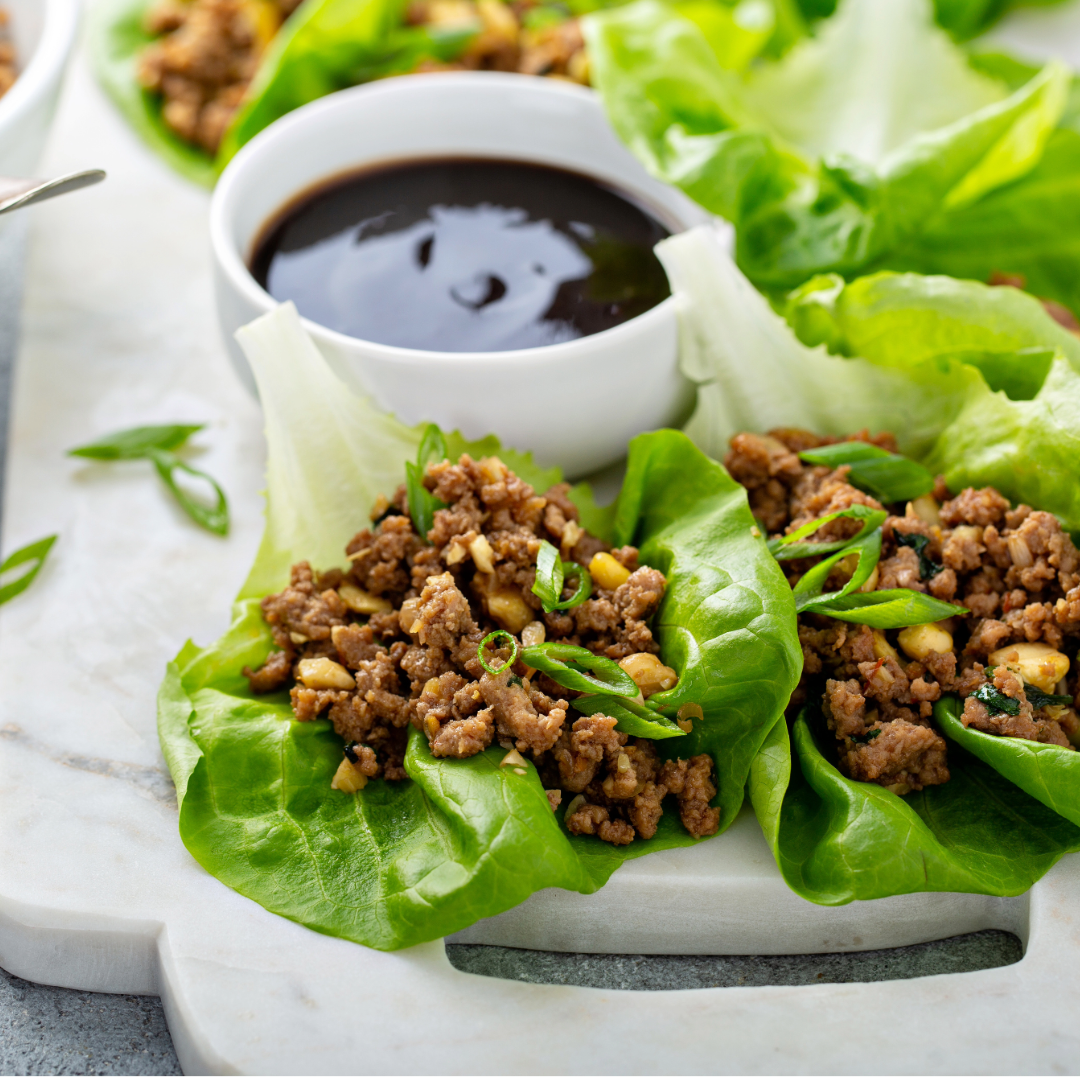 Hoisin Chicken Lettuce Cups