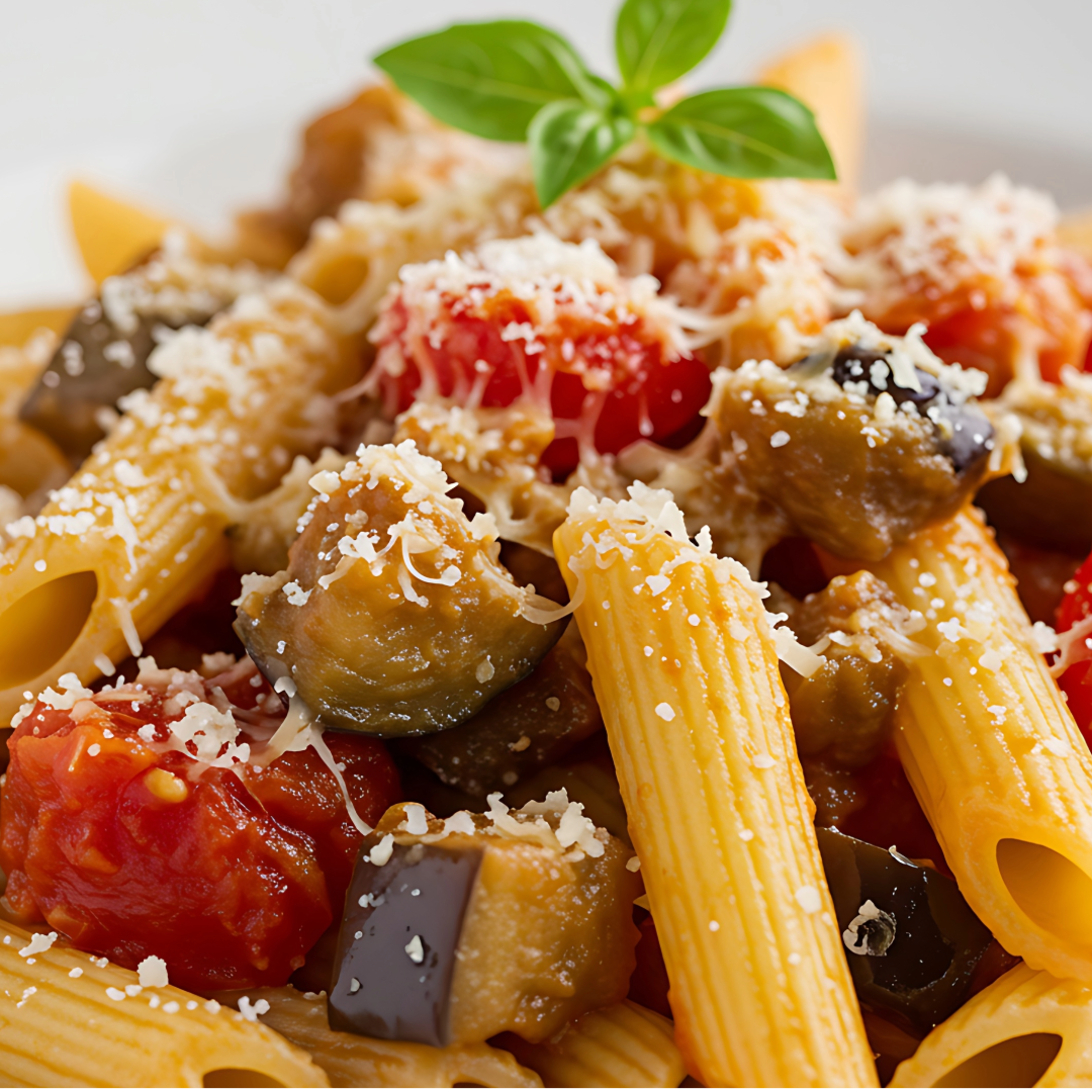Eggplant Penne Arrabbiata