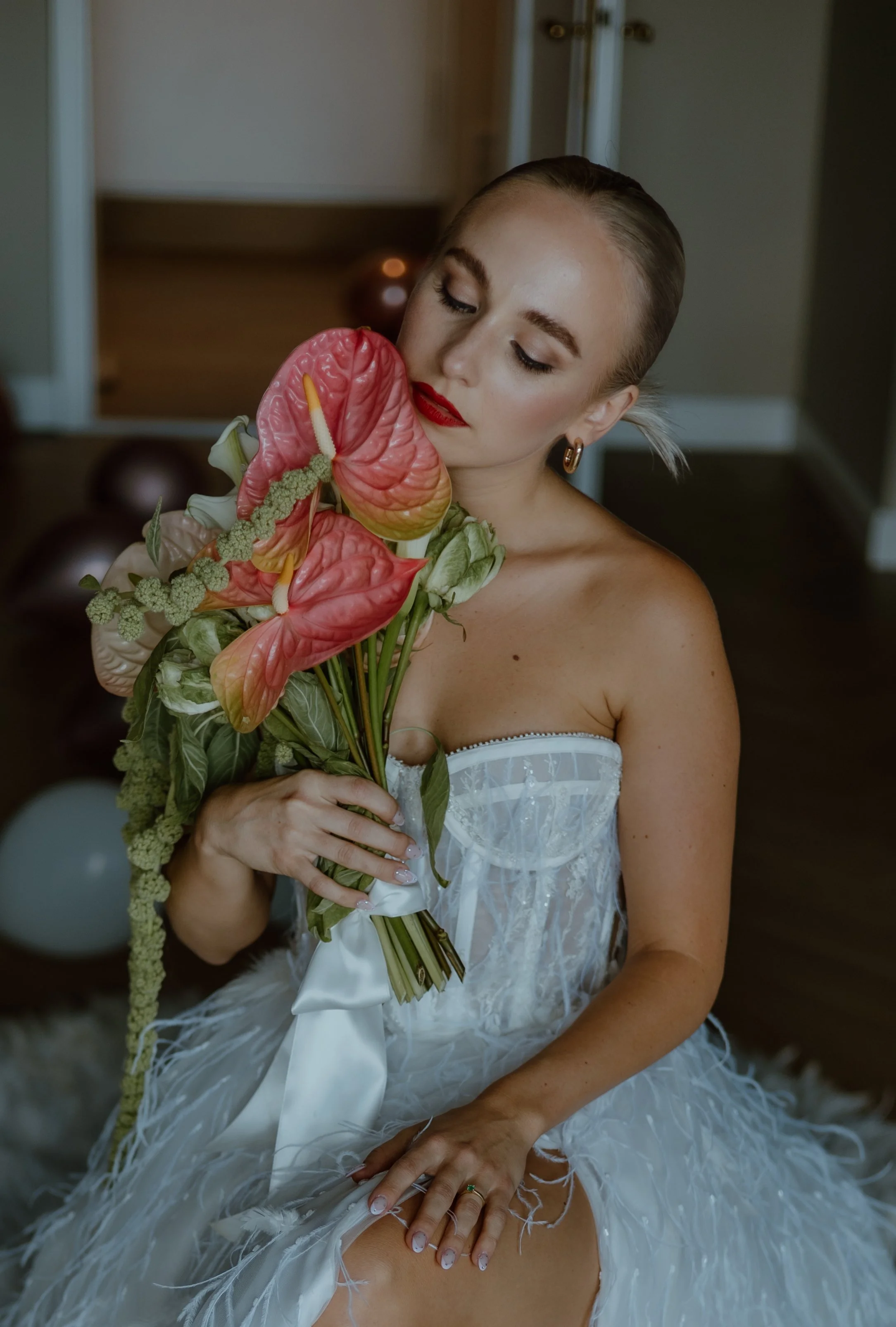 Modern bride featured in Vogue