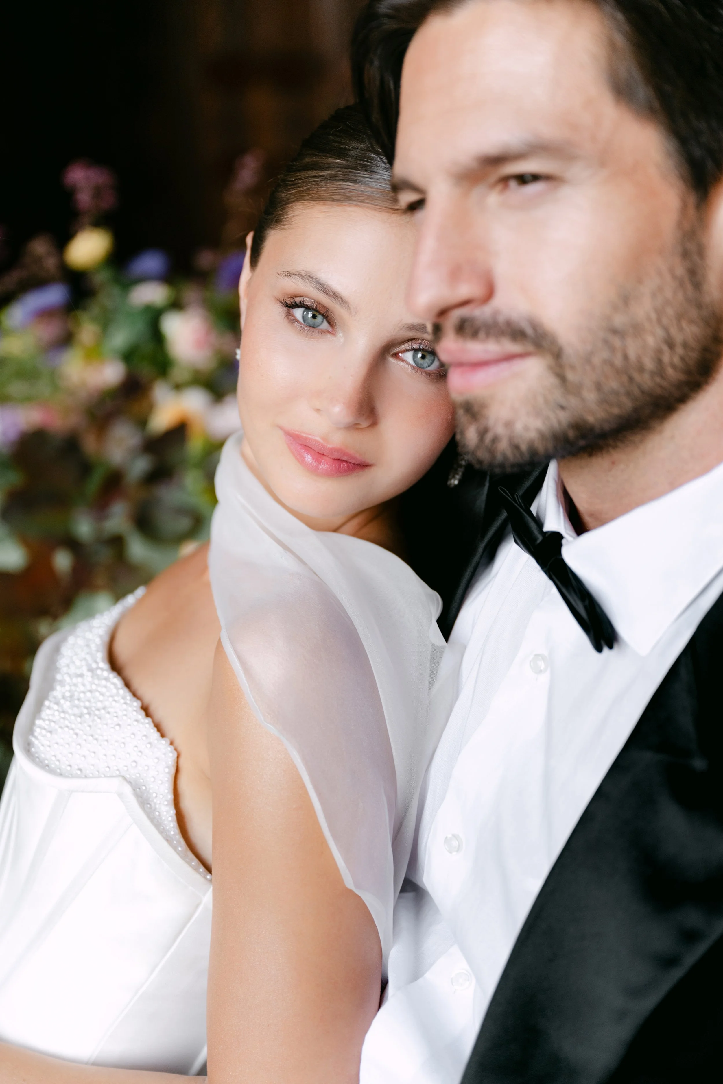 Bridal morning at Château de Challain