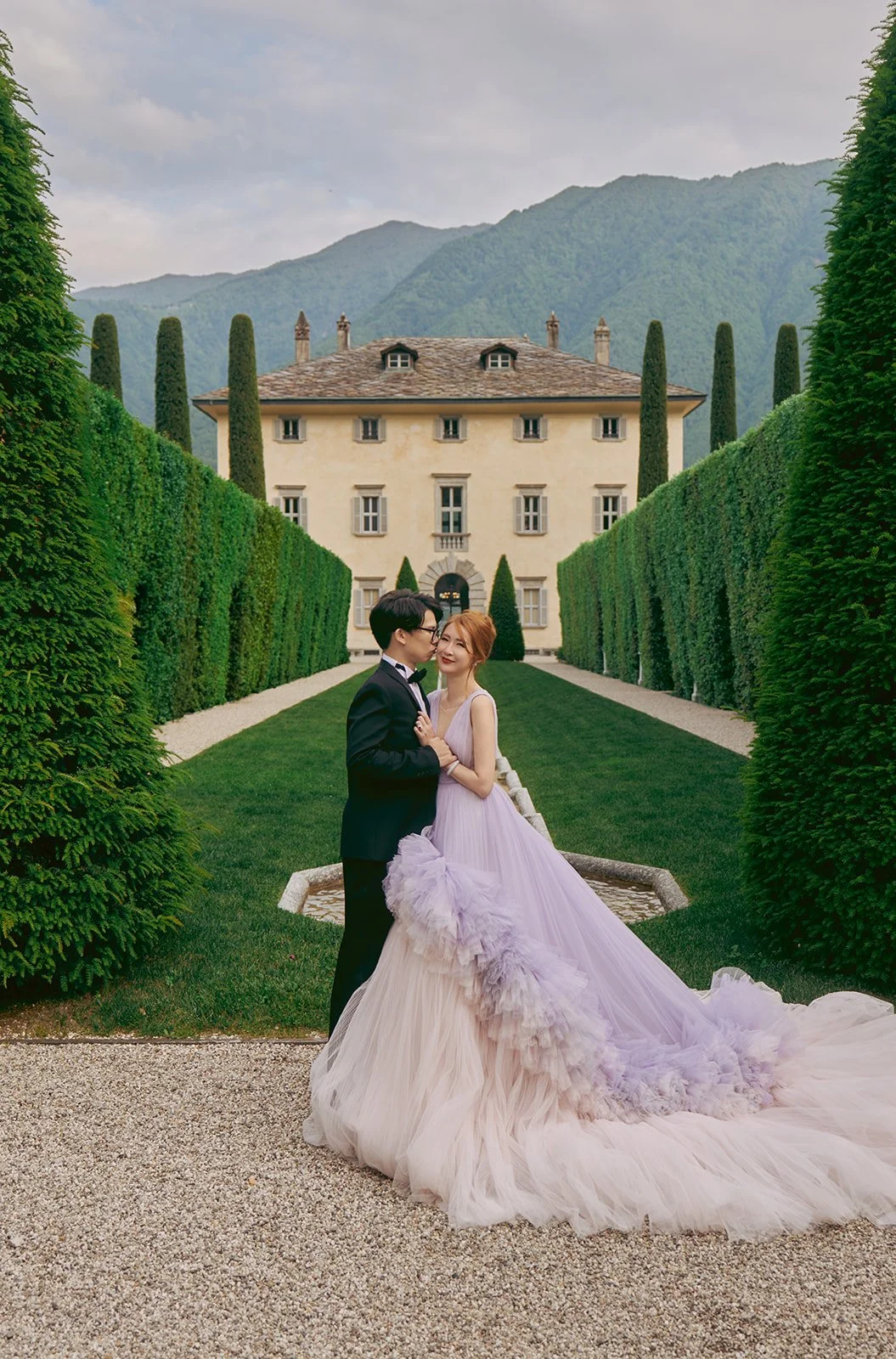 Villa Balbiano wedding with a couple from Taiwan