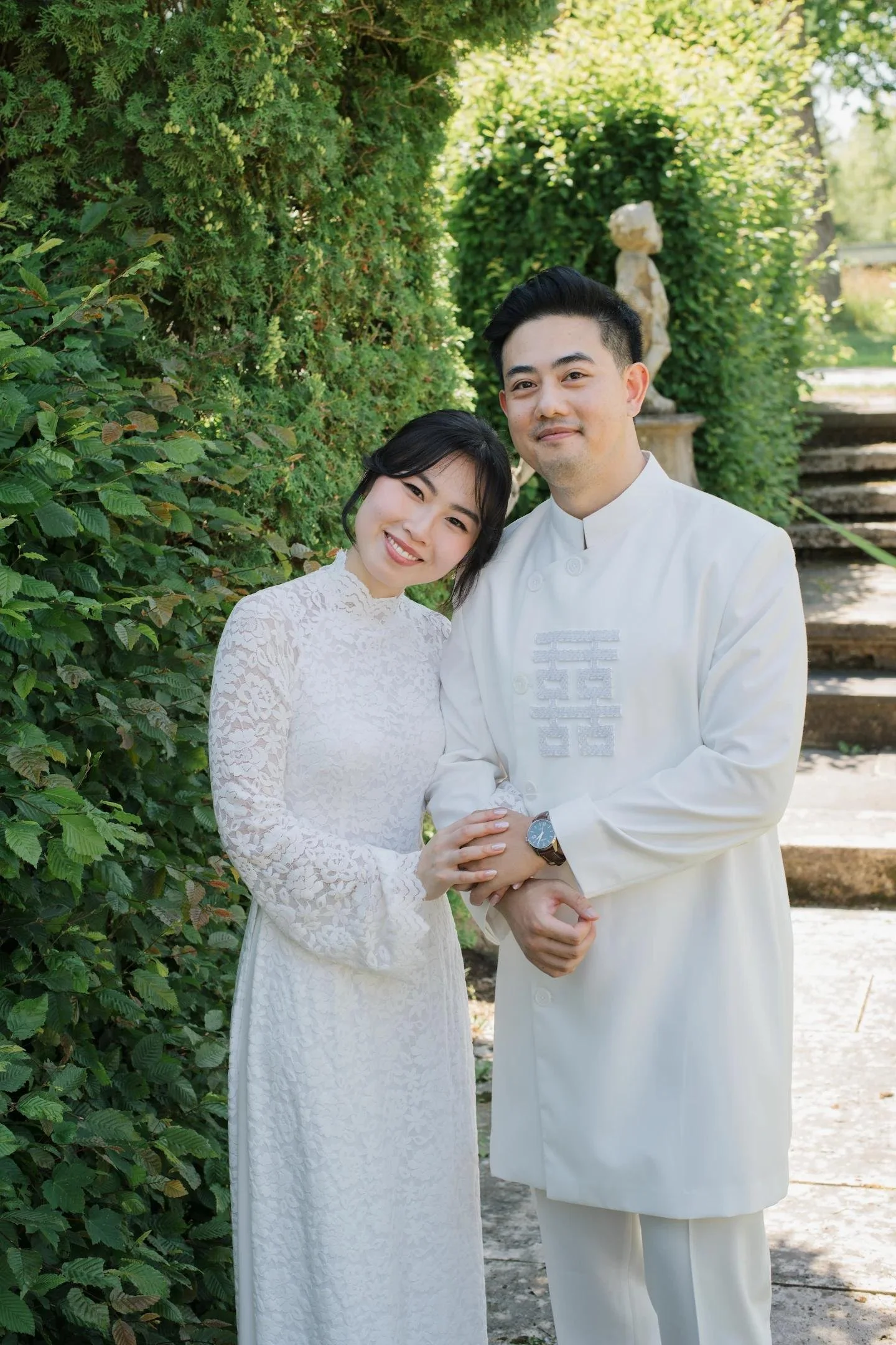 Vietnamese wedding at lake side