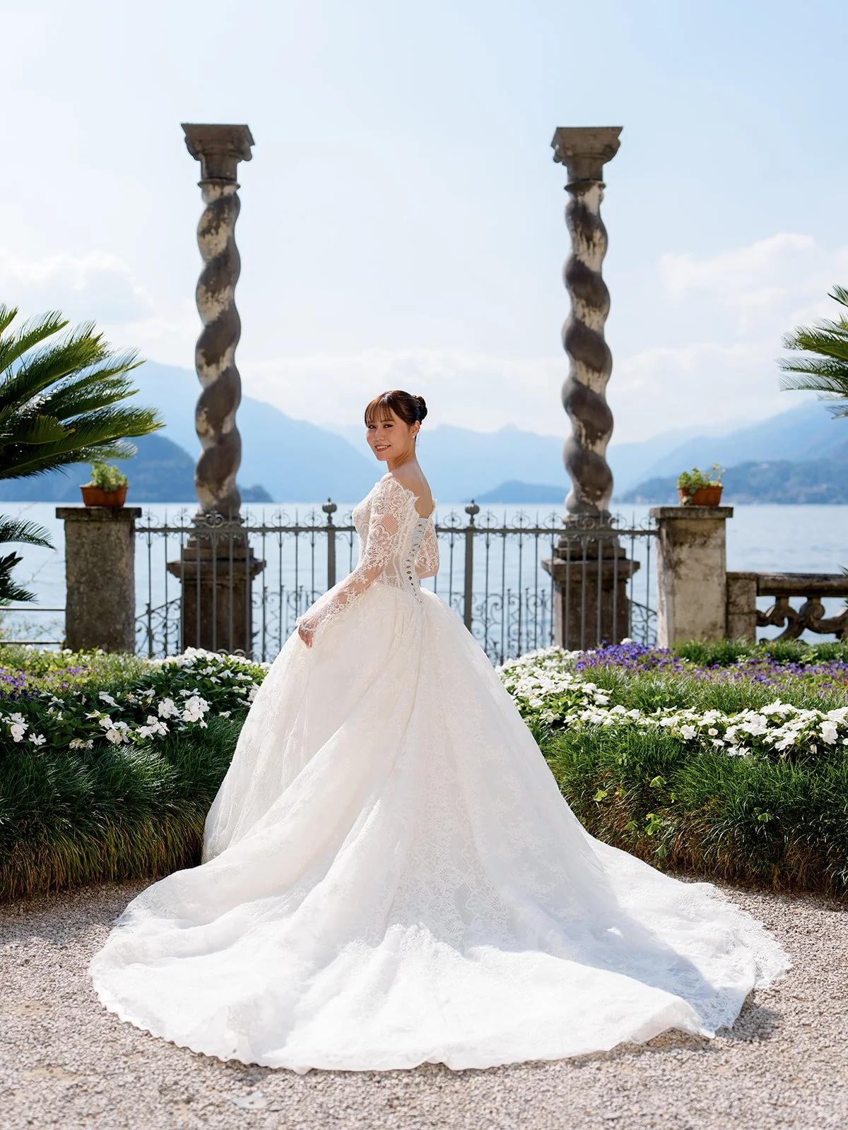 Lake Como, French Riviera, Santorini asian makeup artist