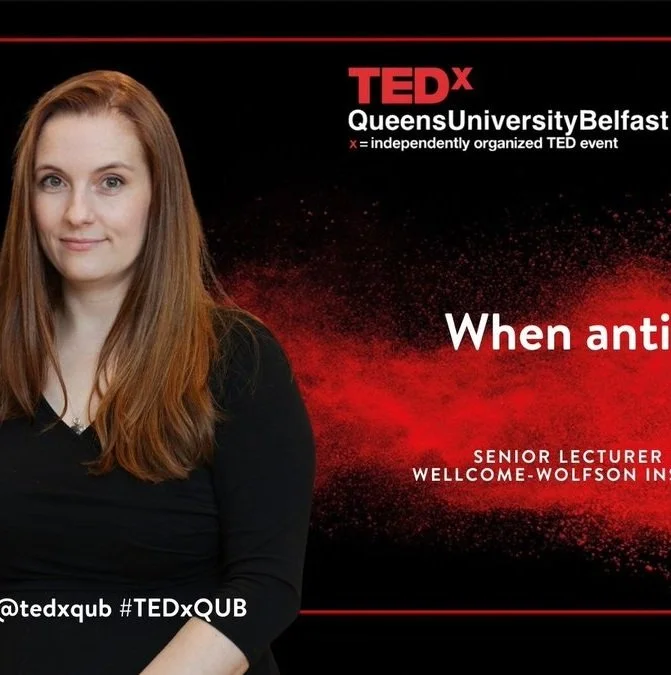AIVRT &amp; QUB PI Dr Beckie Ingram  on TEDxQUB - When antibiotics stop!
