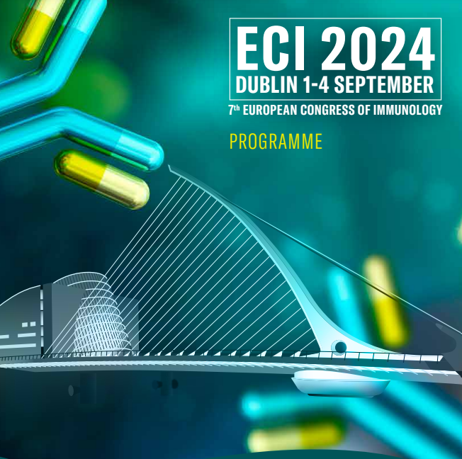 AIVRT &amp; TCD PI Chairs 7th European Congress of Immunology (ECI) in Dublin from Sept 1st-4th 2024. 