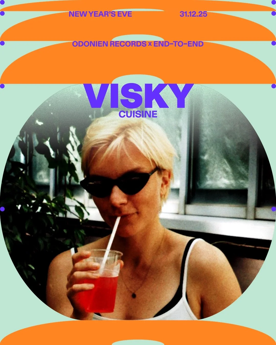 ★ NEW YEAR&rsquo;S EVE IM ODONIEN w. ODONIEN RECORDS x end-to-end ★
31.12. | 23:00-09:00
w/ Techno, Tech House, House &amp; Bounce

Odonien Records presents @viskyhytrek on NYE @odonien

Cologne-based DJ and music journalist Visky (Vicky Hytrek) turn