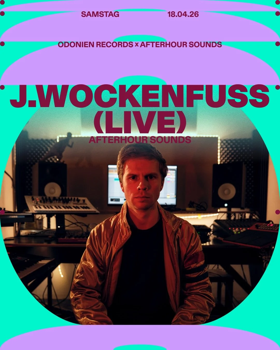 ★ ODONIEN RECORDS x Afterhour Sounds ★
Sa. 18.04. | 23:00-08:00
w/ Techno, Tech House, Bounce, Melodic &amp; Midtempo

Odonien Records presents J. Wockenfuss (live) @j.wockenfuss.xyz (Afterhour Sounds)

When little Jim, at the tender age of six, firs