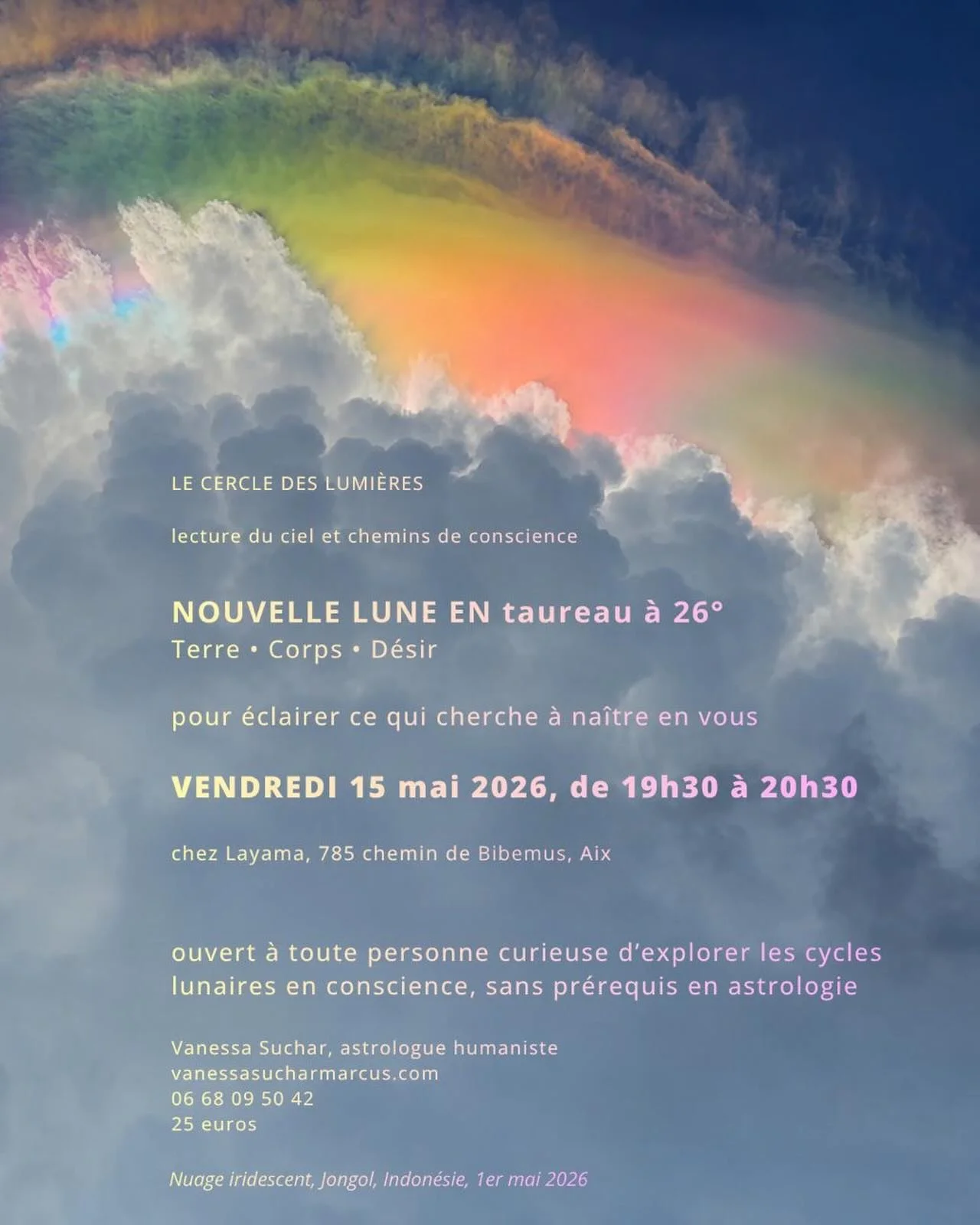 Et si votre week-end de l&rsquo;Ascension commen&ccedil;ait autrement ?

Mercredi soir, de 20h30 &agrave; 21h30, je vous propose un moment pour ralentir, souffler un peu et porter un autre regard sur ce que vous traversez actuellement.

Tous les quin