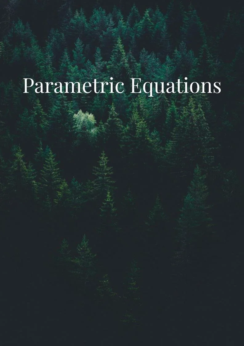 HSC extension one maths parametric equations exam