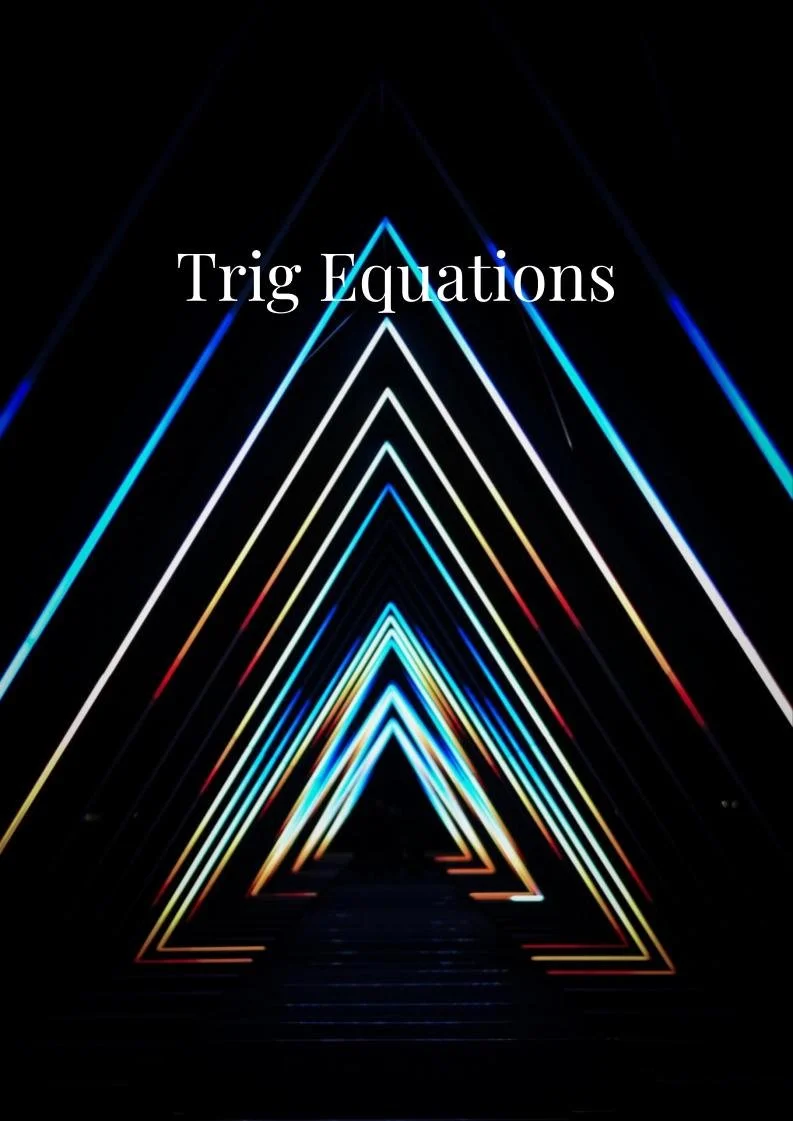 HSC extension one maths trigonometric equations topic test