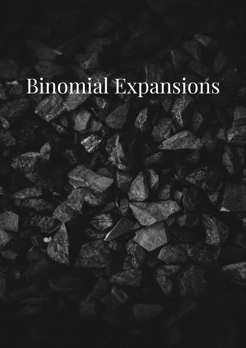 HSC extension one maths binomial expansions topic test