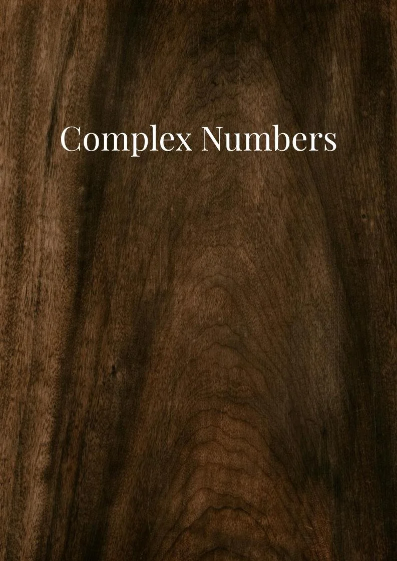 HSC extension two maths complex numbers topic test