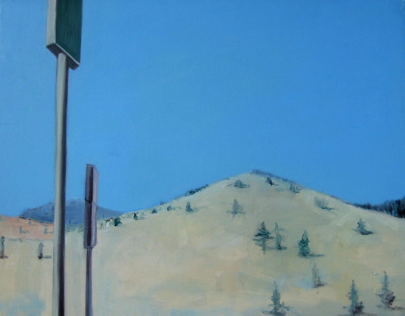 Clearance 60x90cm oil on panel