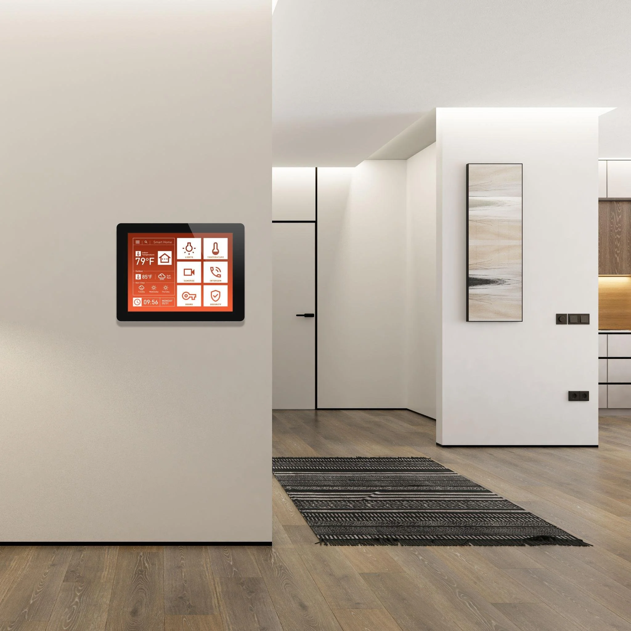 Diseño de casa con tecnología domótica especializada en comodidad y eficiencia