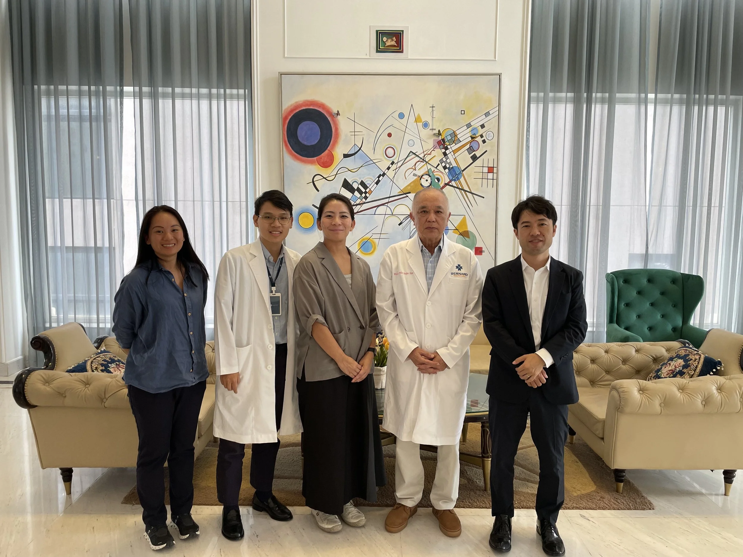 Visit to Bernard Healthcare clinic in HCMC