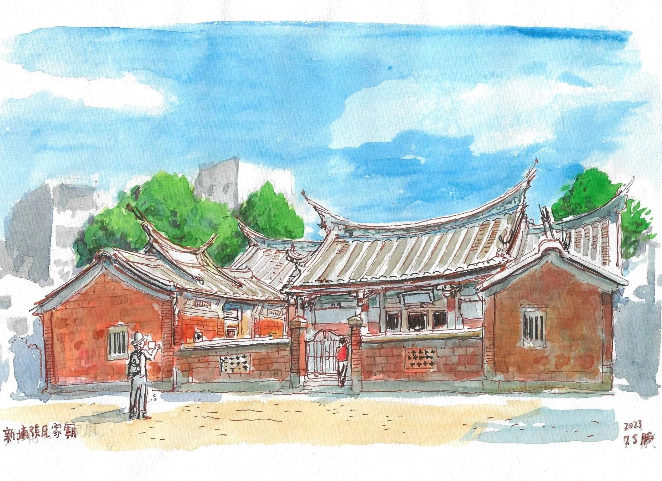 筆下新埔:張氏家廟