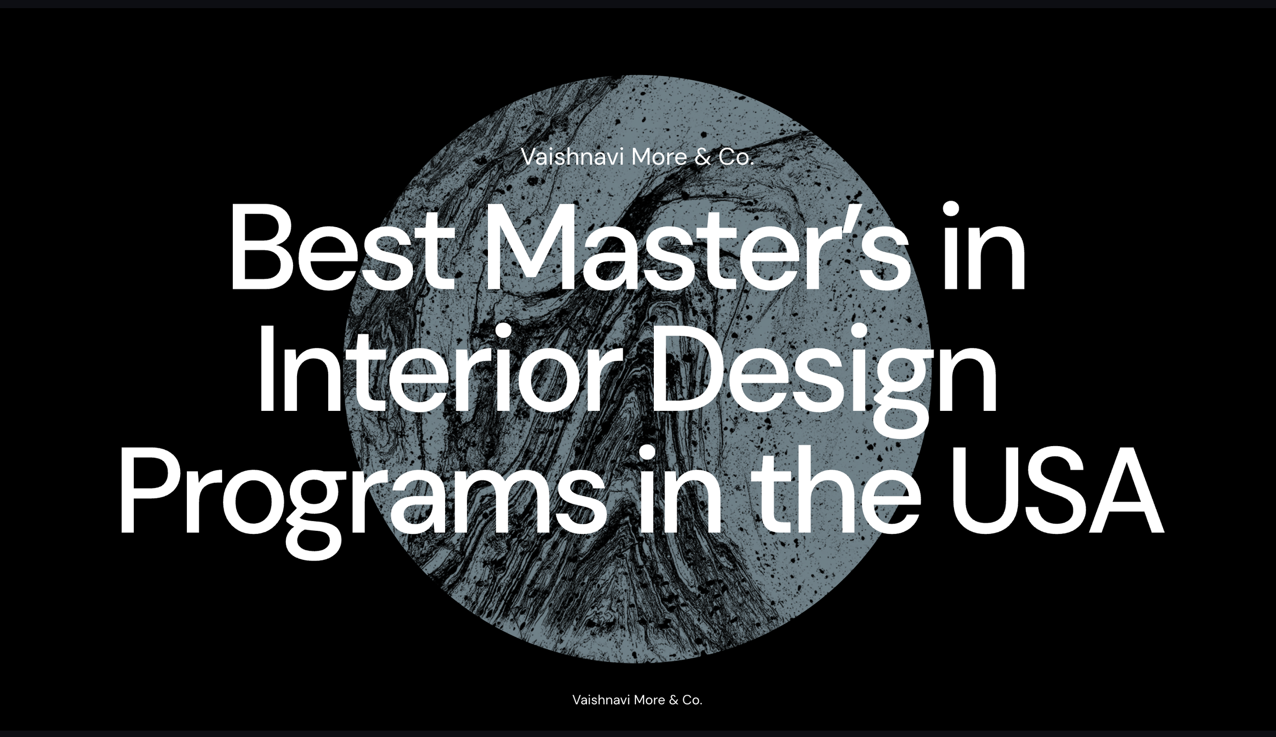 Best Master’s in Interior Design Programs in the USA: The Ultimate Strategic Guide