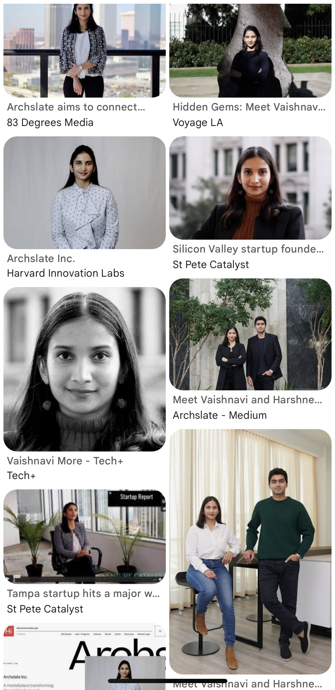 Vaishnavi More at Harvard Graduate School of Design — demonstrating academic excellence and Ivy League credentials