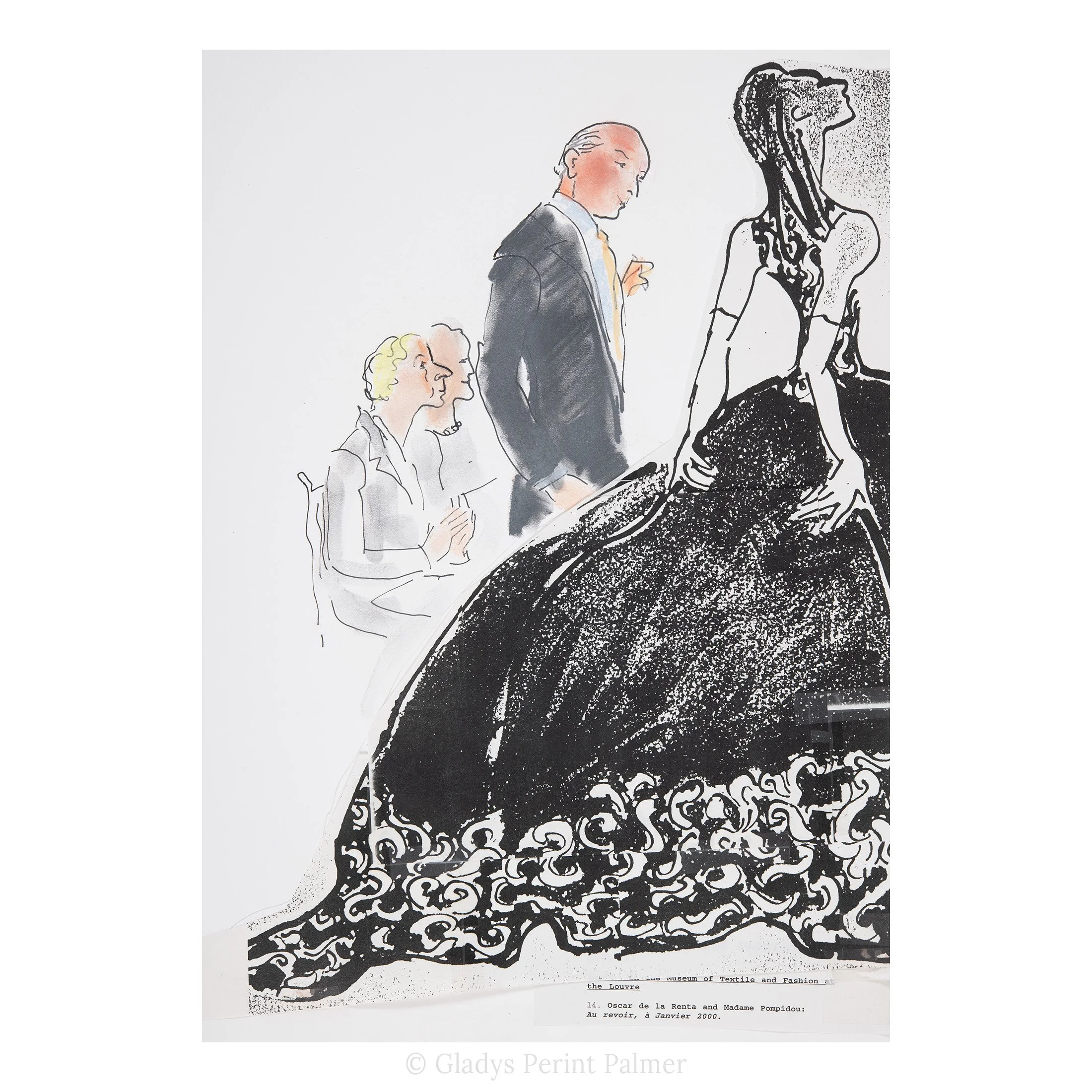 Oscar de la Renta at Balmain – SOLD