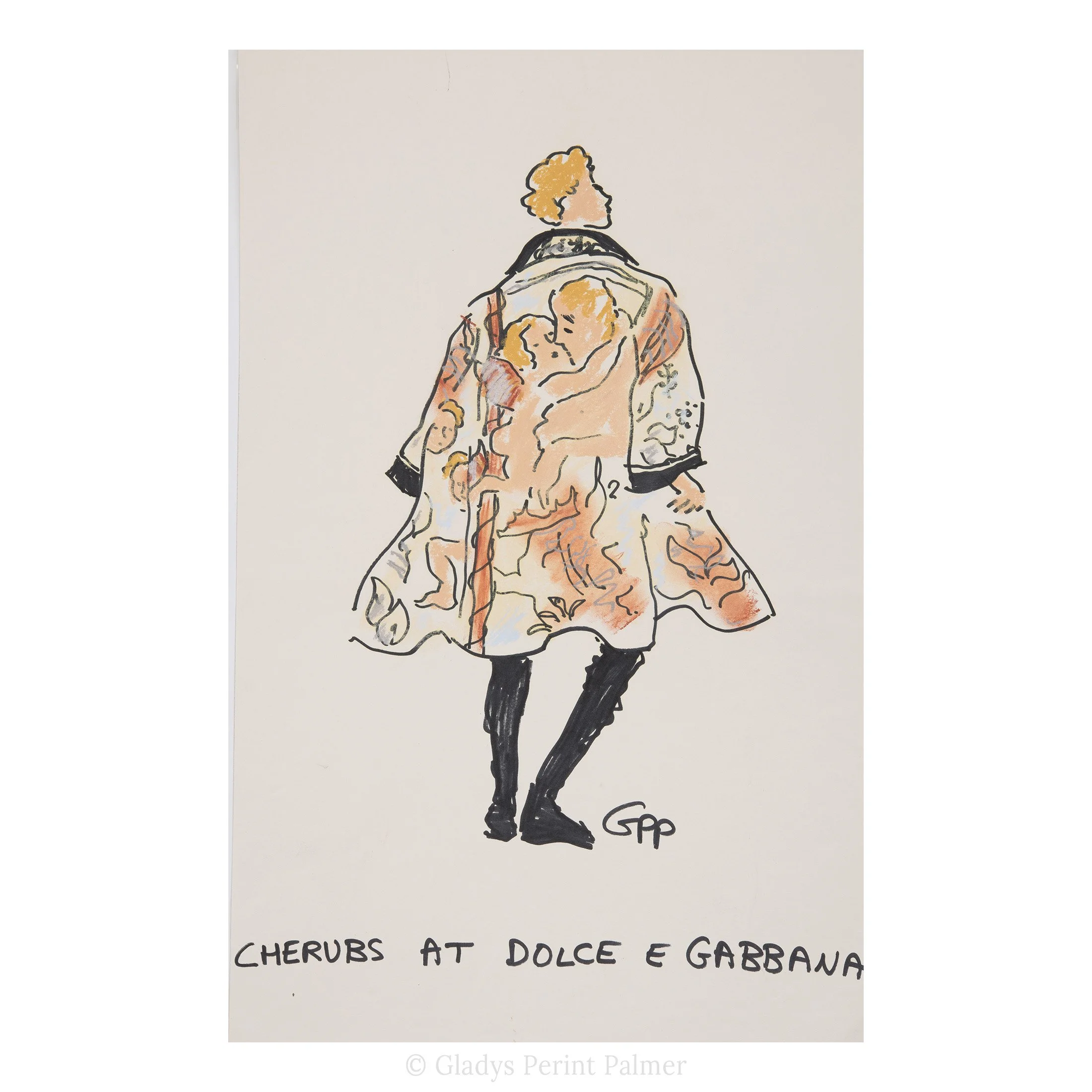 Cherubs at Dolce e Gabbana