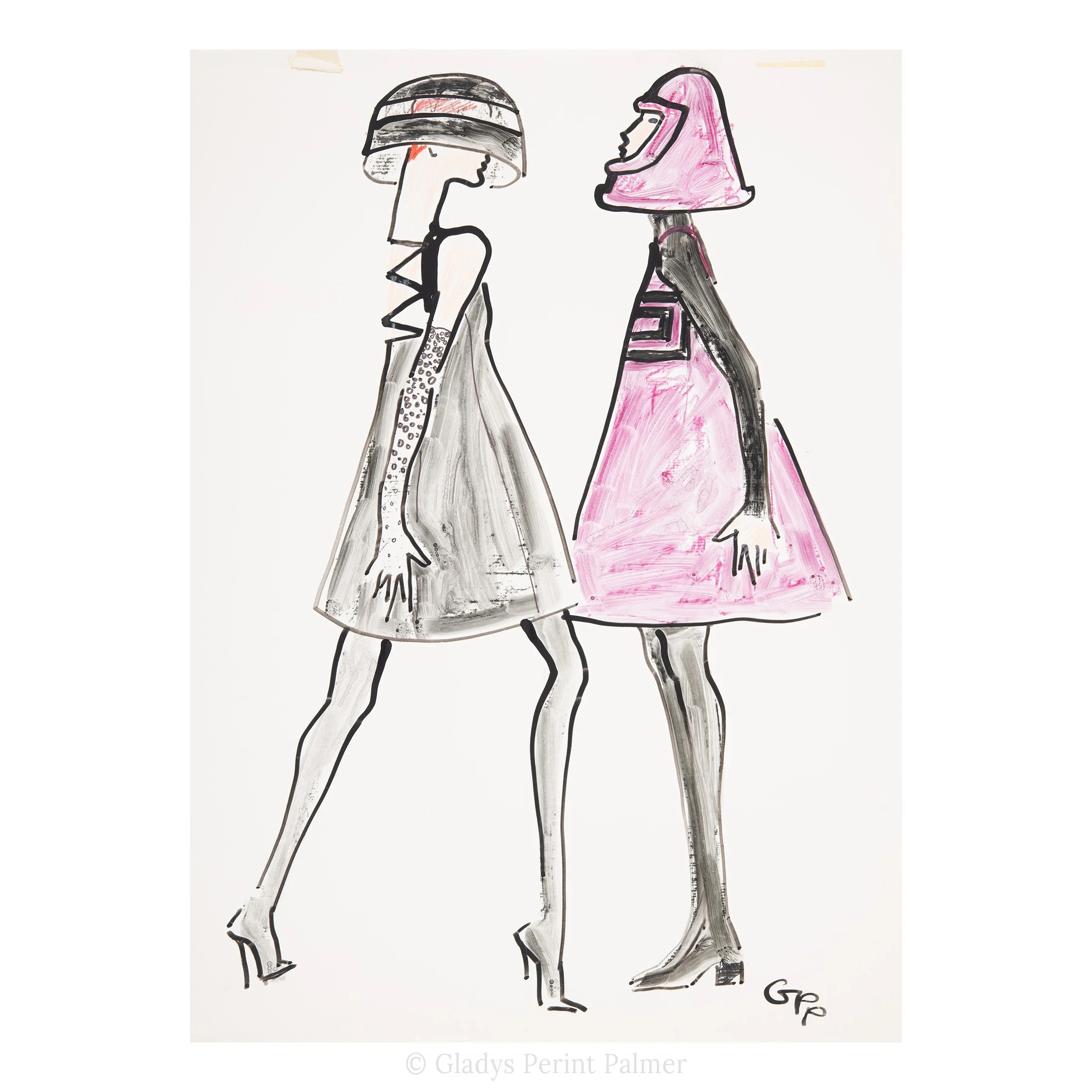 Claude Montana and Pierre Cardin