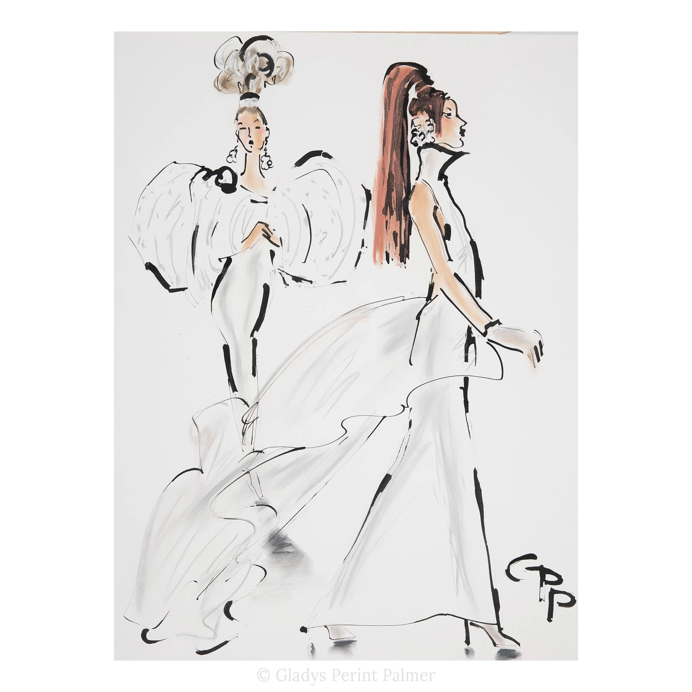 'High Coiffure' for Emanuel Ungaro and Claude Montana