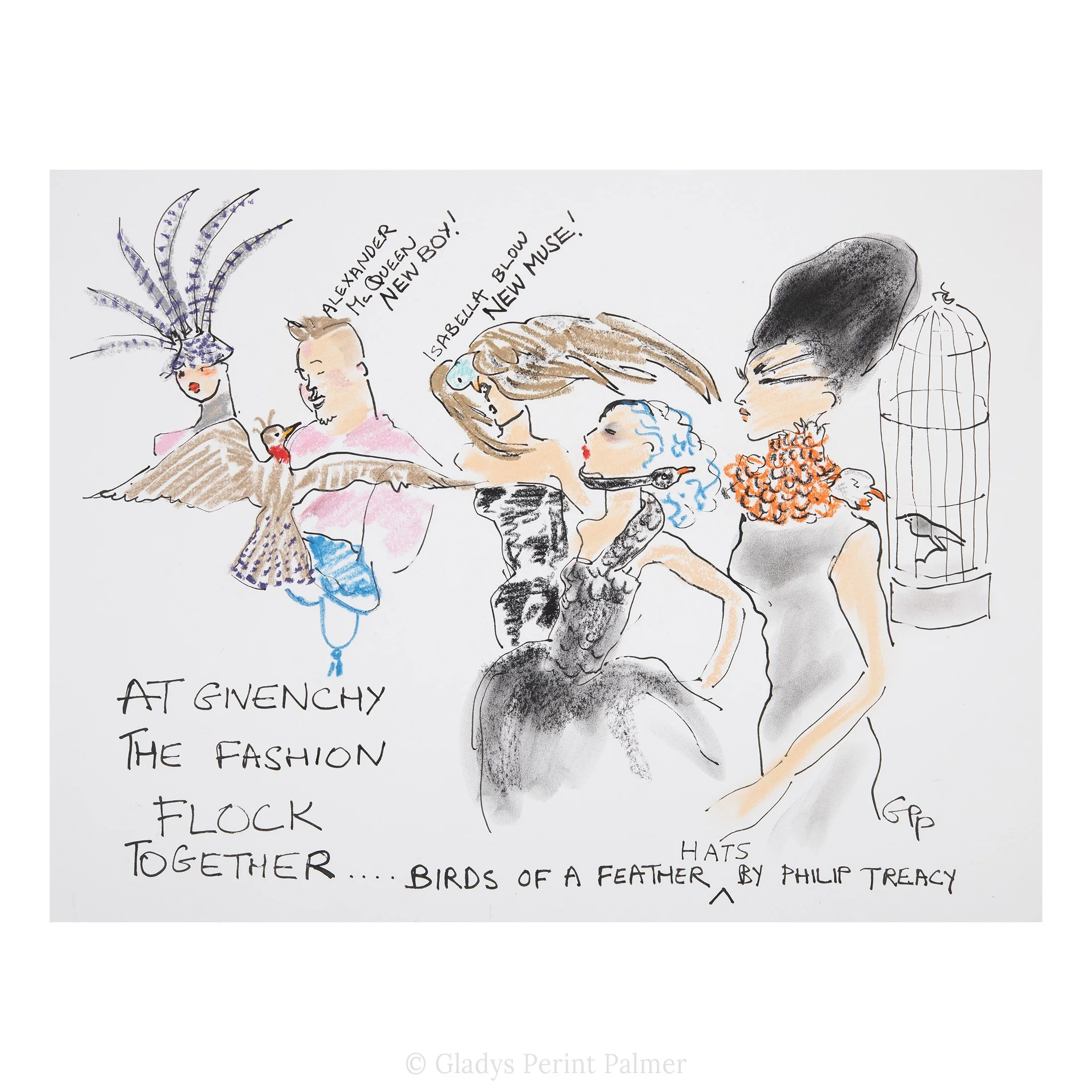 At Givenchy the Fashion Flock Together