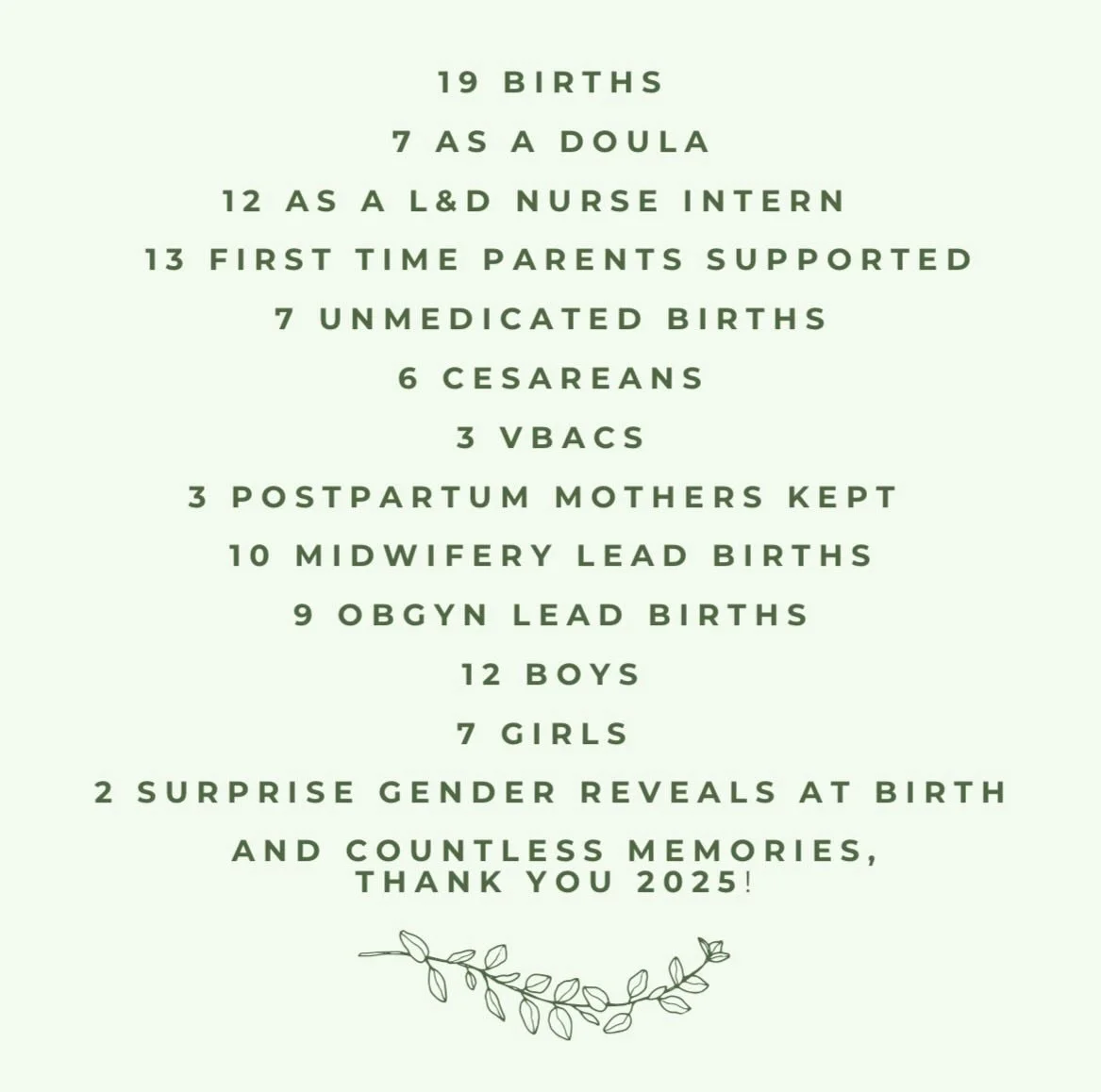 The start of something meaningful ❣️ Thank you 2025 and to all that filled it!