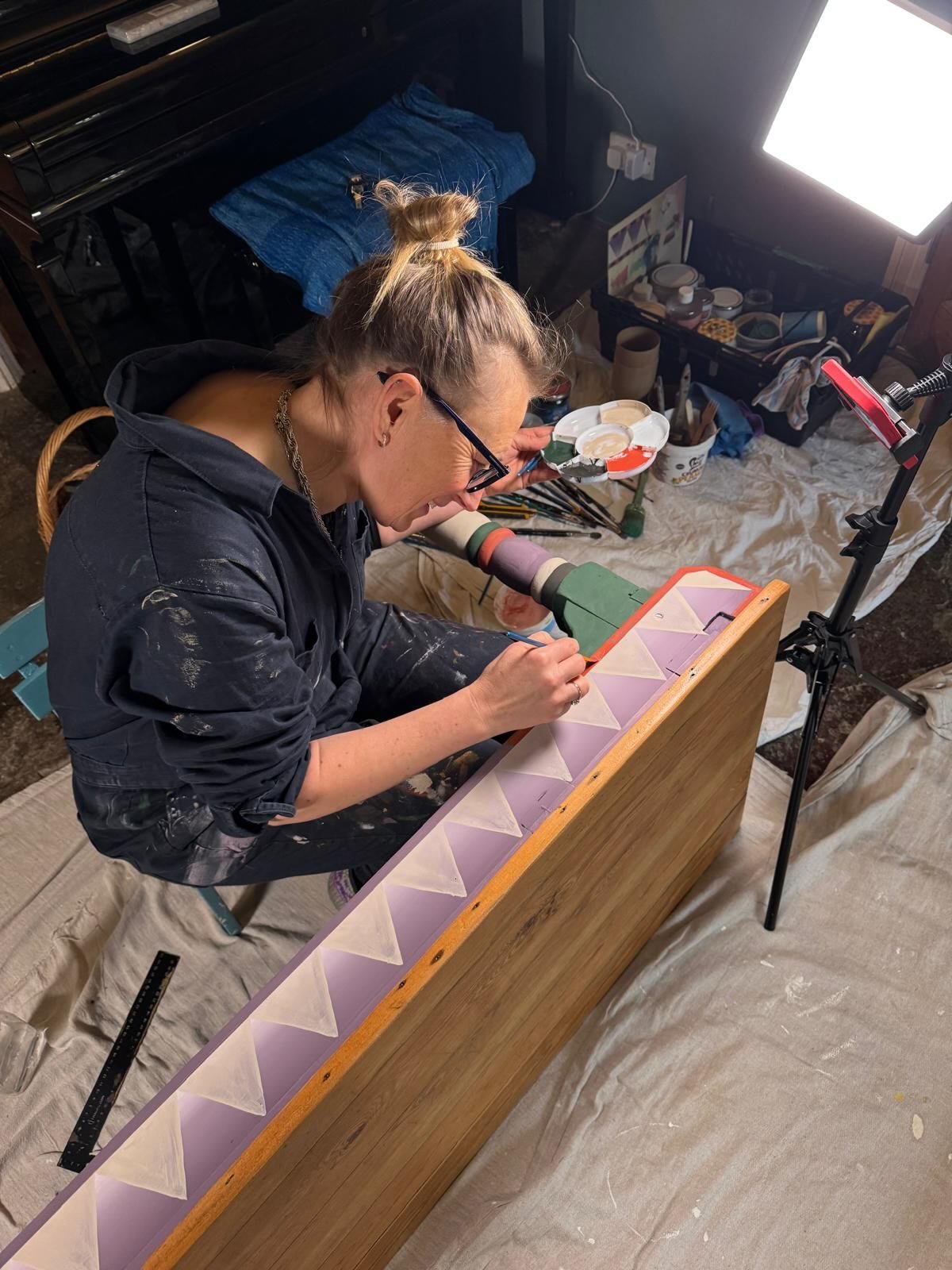 We all love a good before &amp; after, but I wanted to talk about the in between. More specifically, what it&rsquo;s like to work on a commission with me.

First, we&rsquo;ll talk about what you&rsquo;d like painted, the style you have in mind, and l