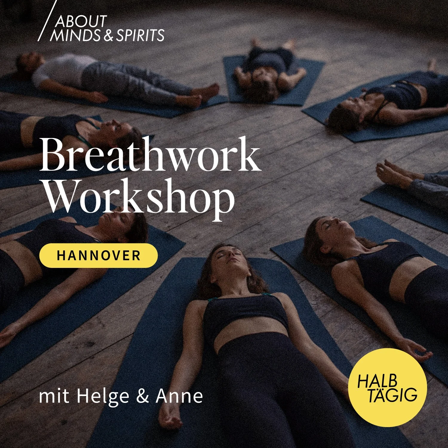 Hannover: Halbtägiger Breathwork Workshop mit Atemreise | Helge &amp; Anne (Februar)