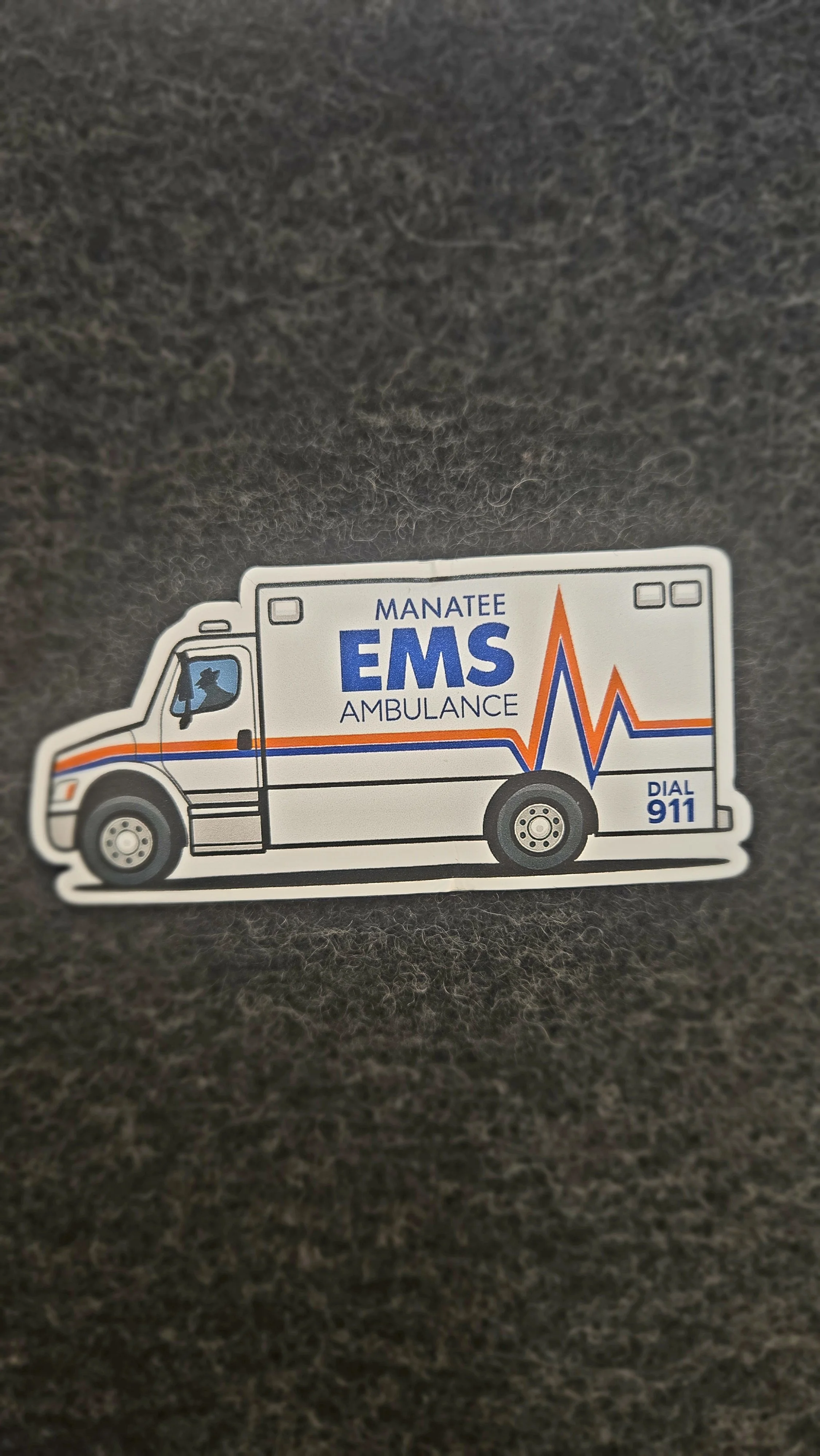 EMS Truck Sticker