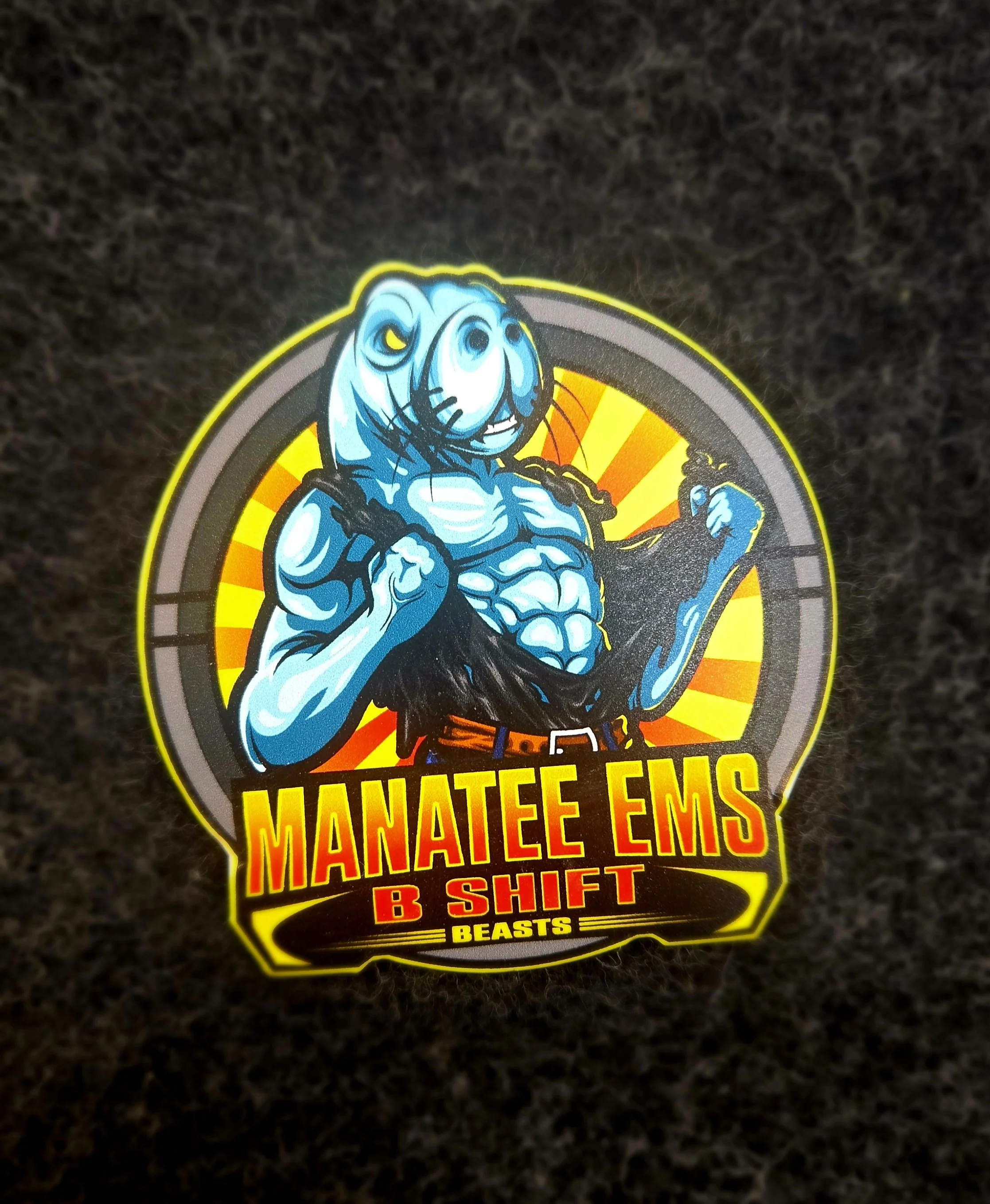 Manatee EMS B-Shift Logo