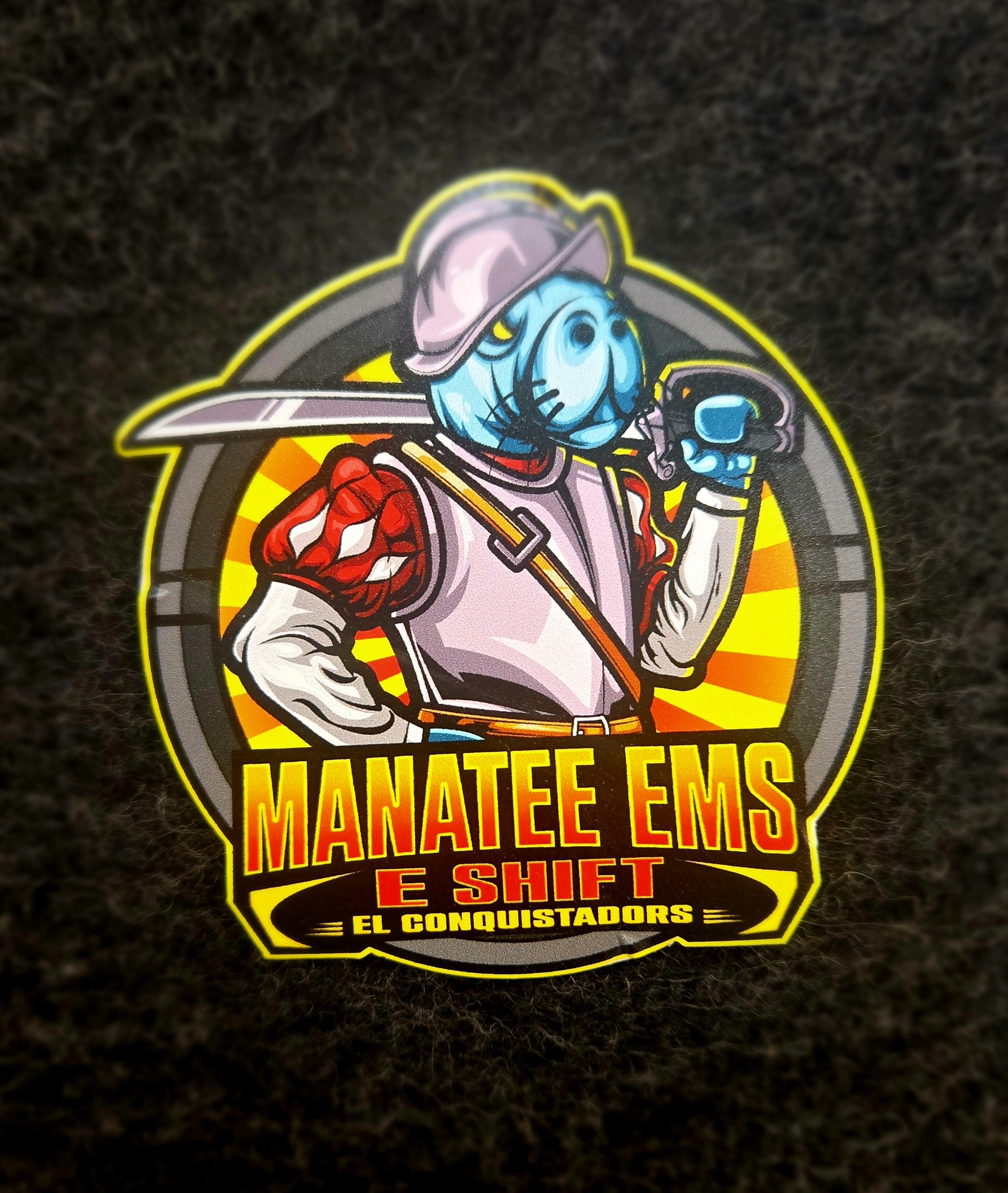 Manatee EMS E-Shift Logo Sticker