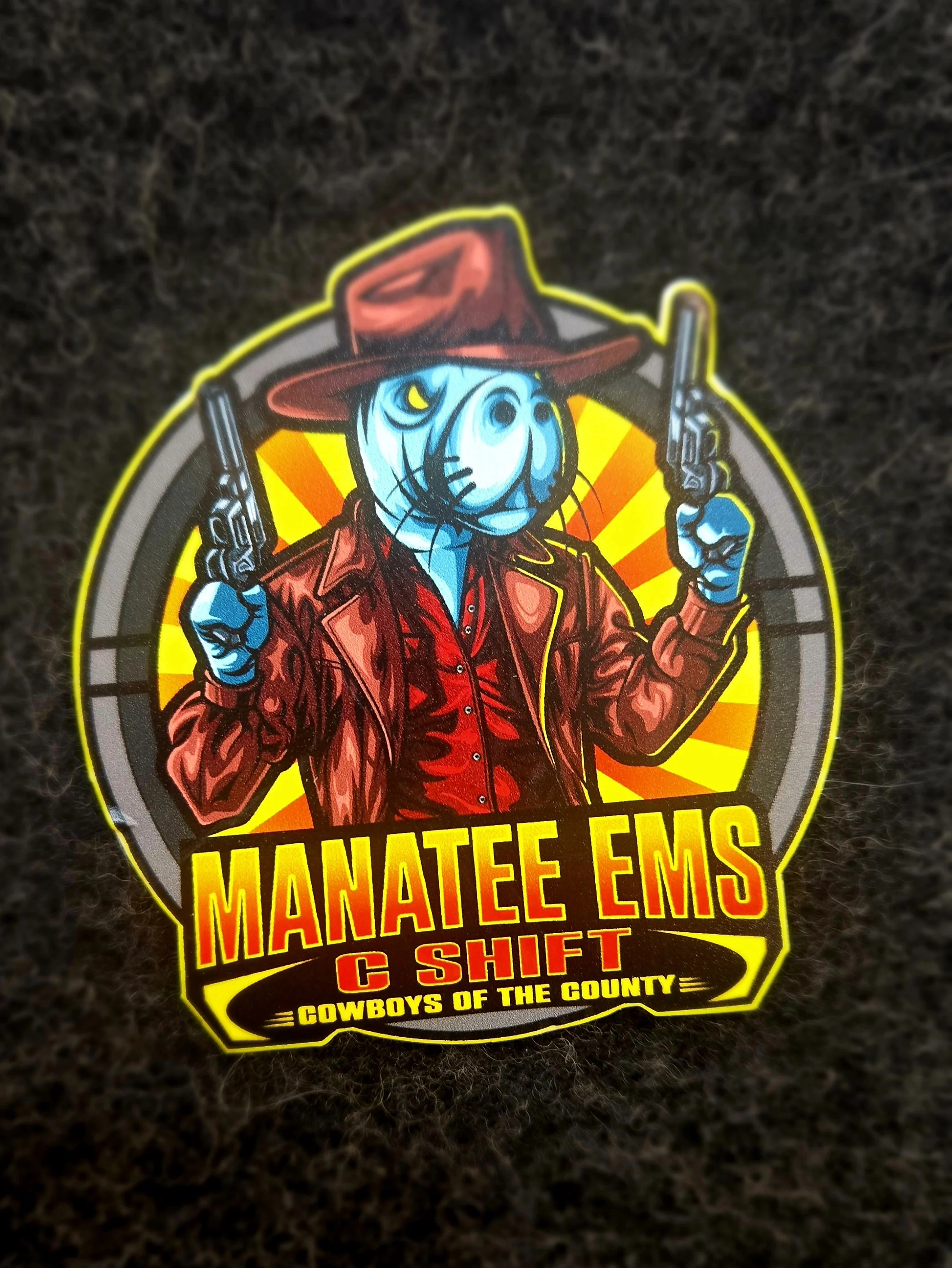Manatee EMS C-Shift Logo sticker