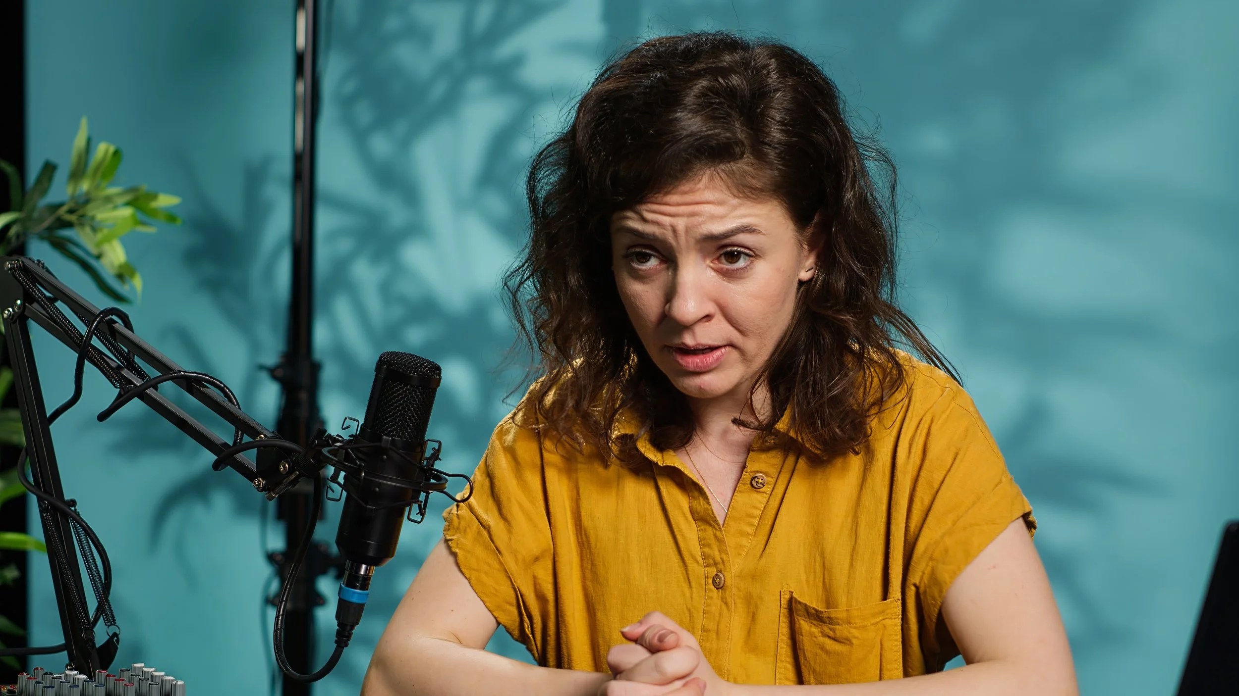 Because the marketing director is not a podcast engineer