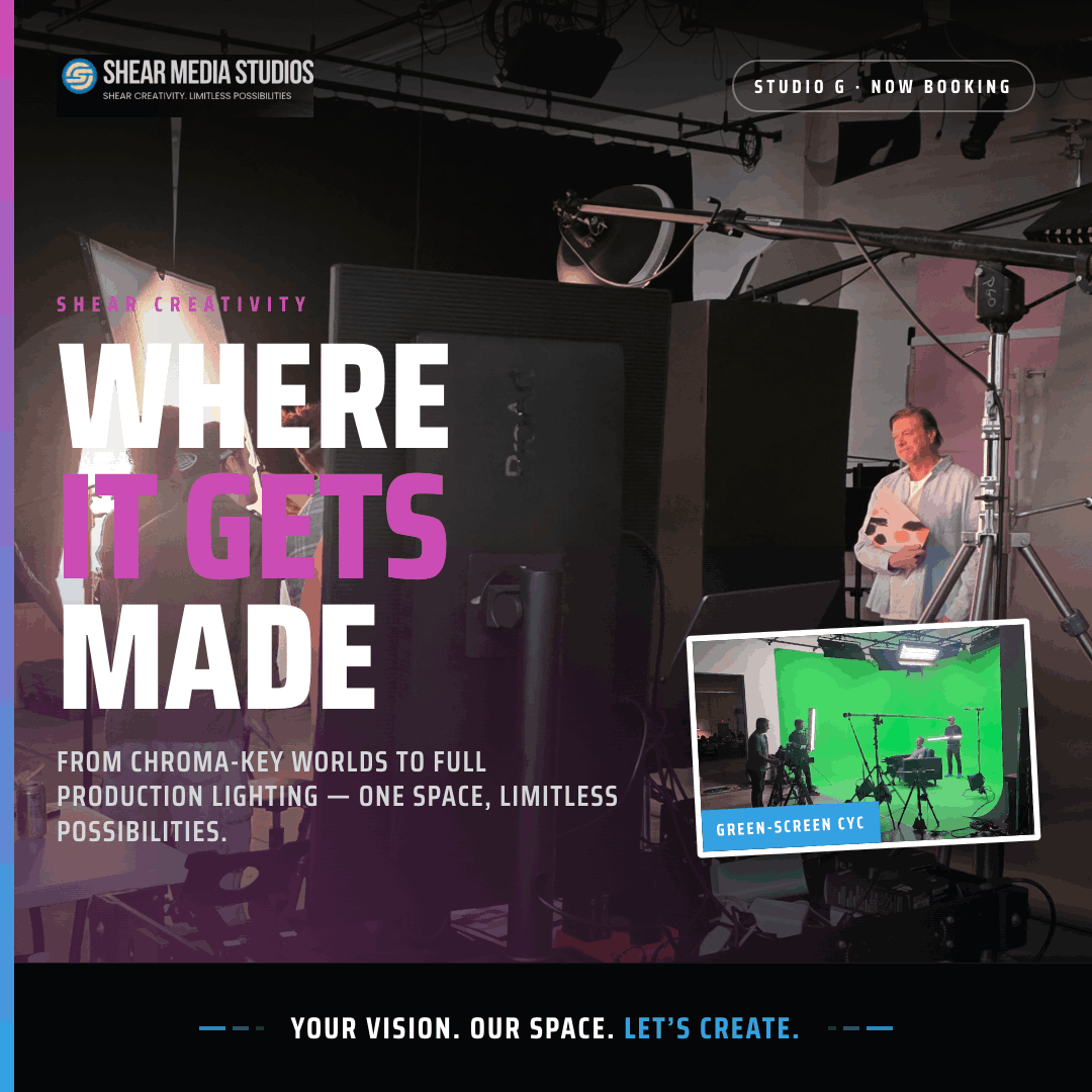Shear Media Studios Expands Innovative Production Space
