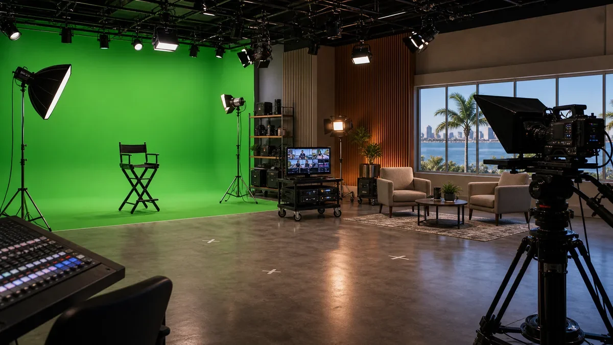 Studio A: Green Screen, Commercials, Interviews, and Broadcast Production