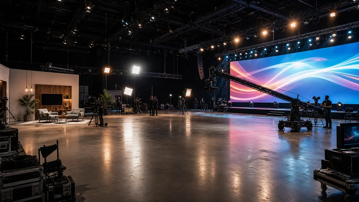 Why Large Studio Space Matters for Commercials, Corporate Video, and Live Events
