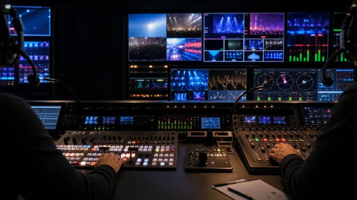 How a Broadcast Control Room Supports Live Streaming and Multi-Camera Productions