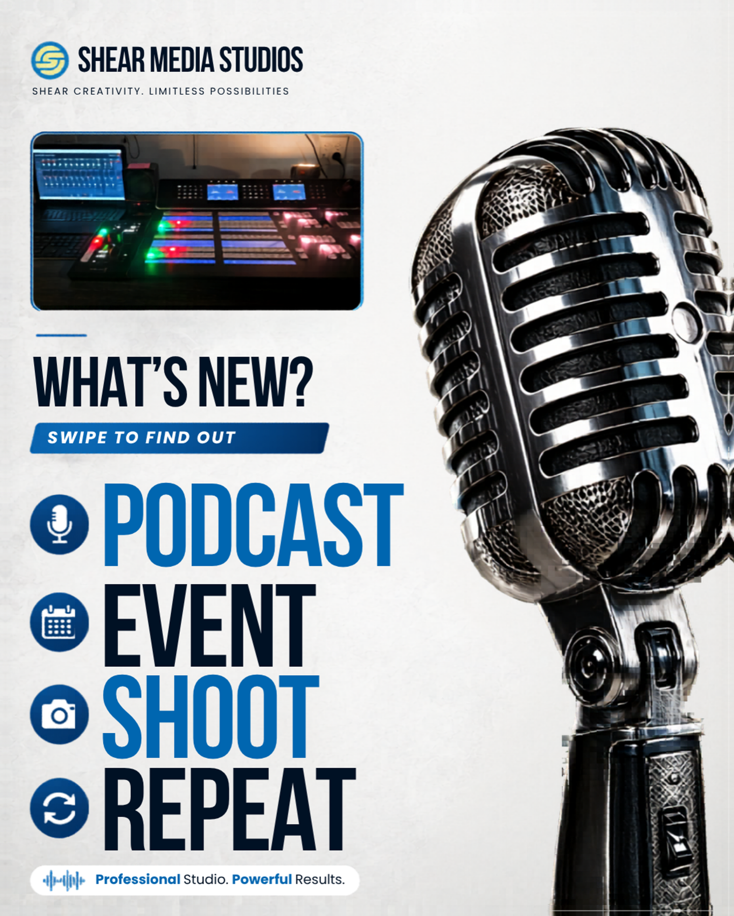Podcast Event Shoot Repeat — Shear Media Studios
