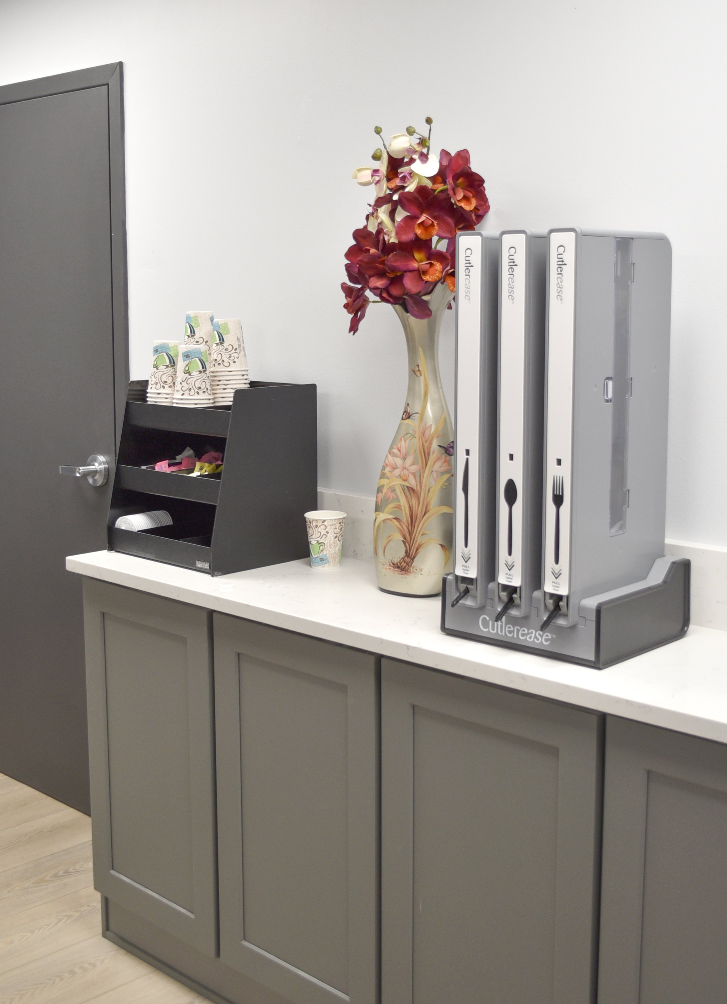 Breaktime is more comfortable with craft services in an actual kitchen break room