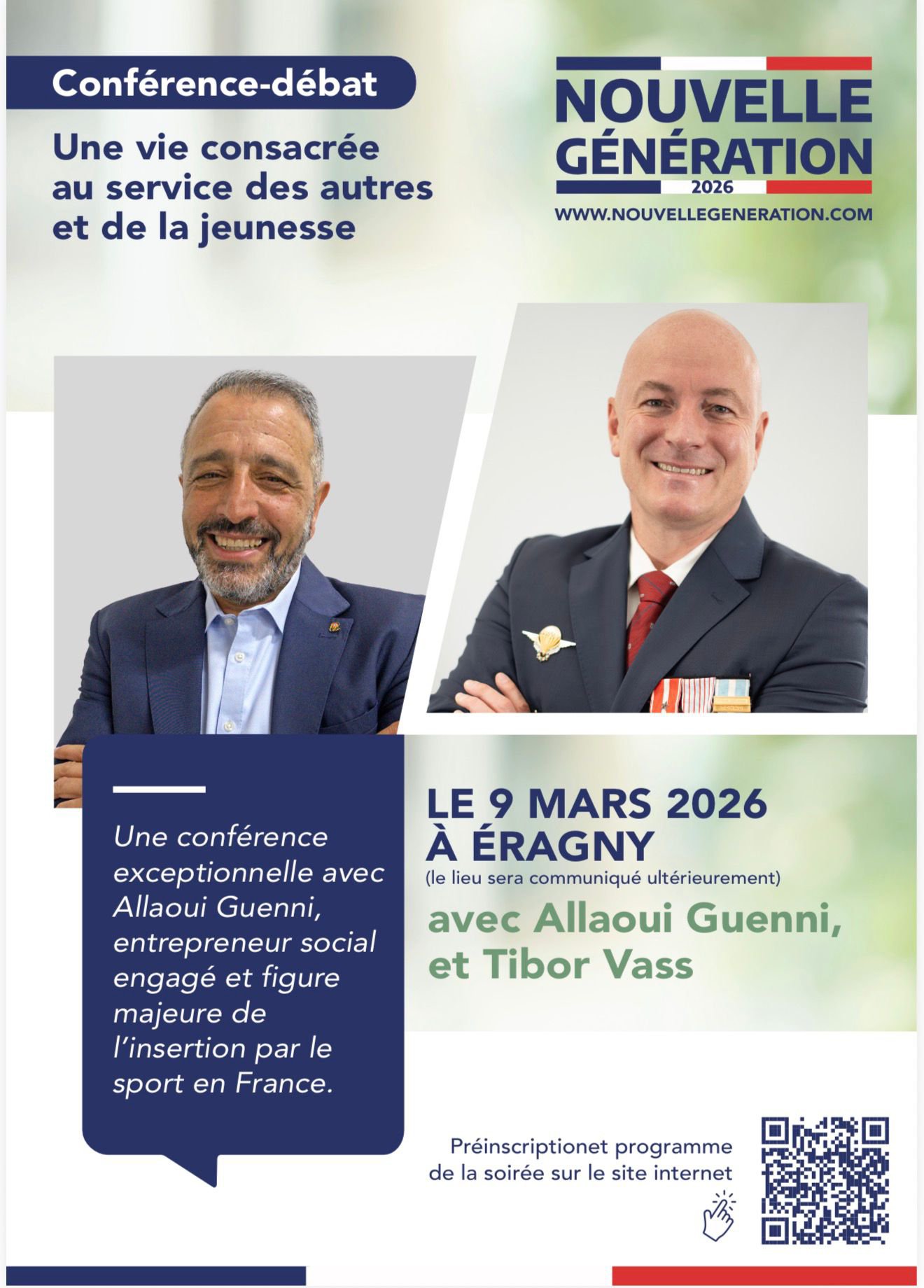 Une vie consacrée au service de la jeunesse : conférenc avec Allaoui Guenni.